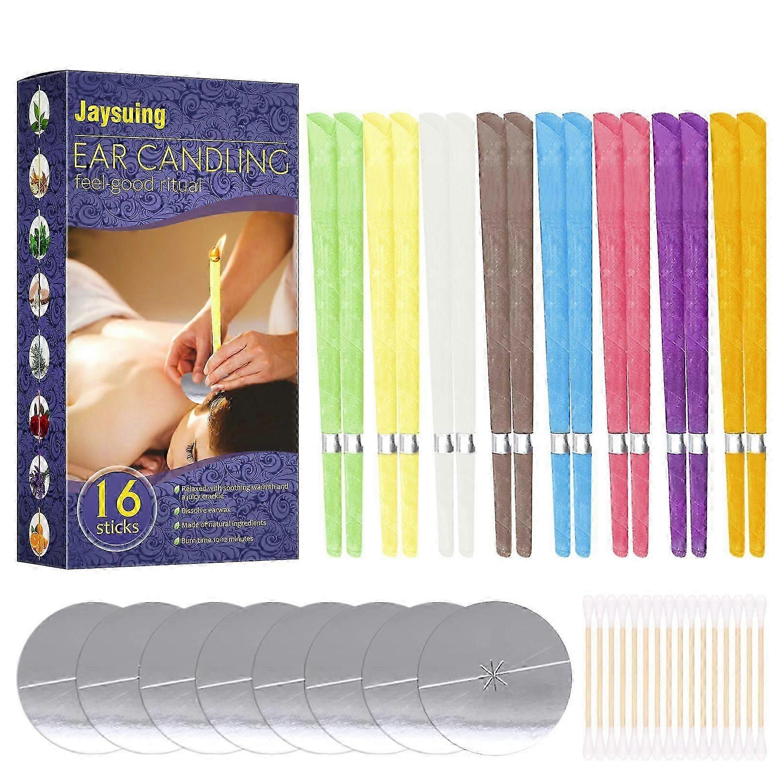 Ear Care Aromatherapy Ear Candle Wax Cleaning Set Relaxing
