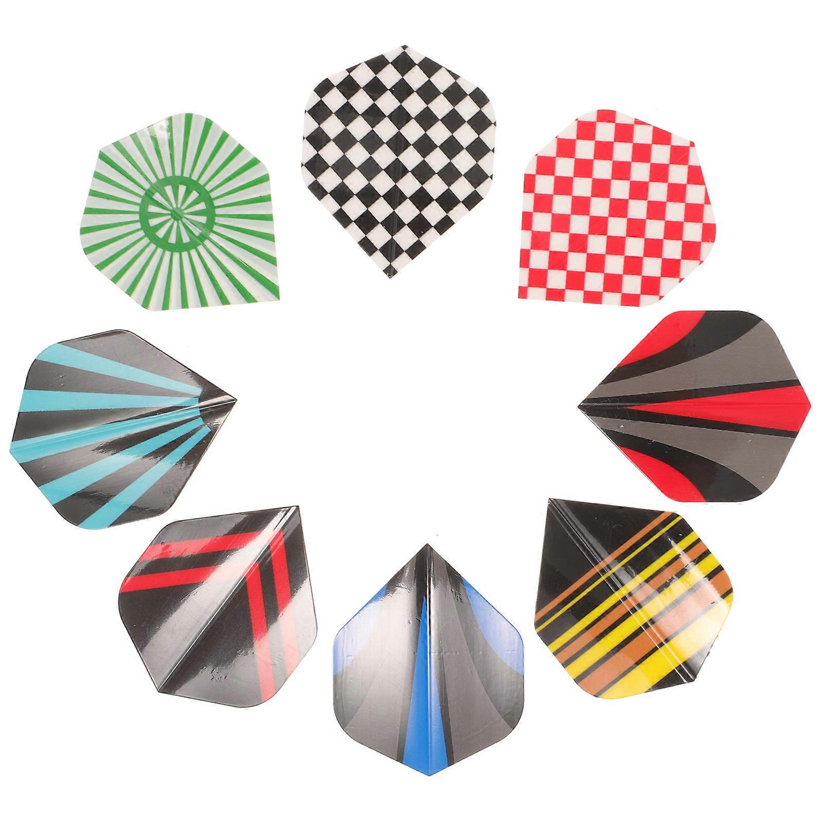 24 قطعة من أجنحة نهاية السهام لوازم أجنحة السهام خفيفة الوزن أجنحة السهام التوازن ذيول السهام المحمولة رحلات السهام