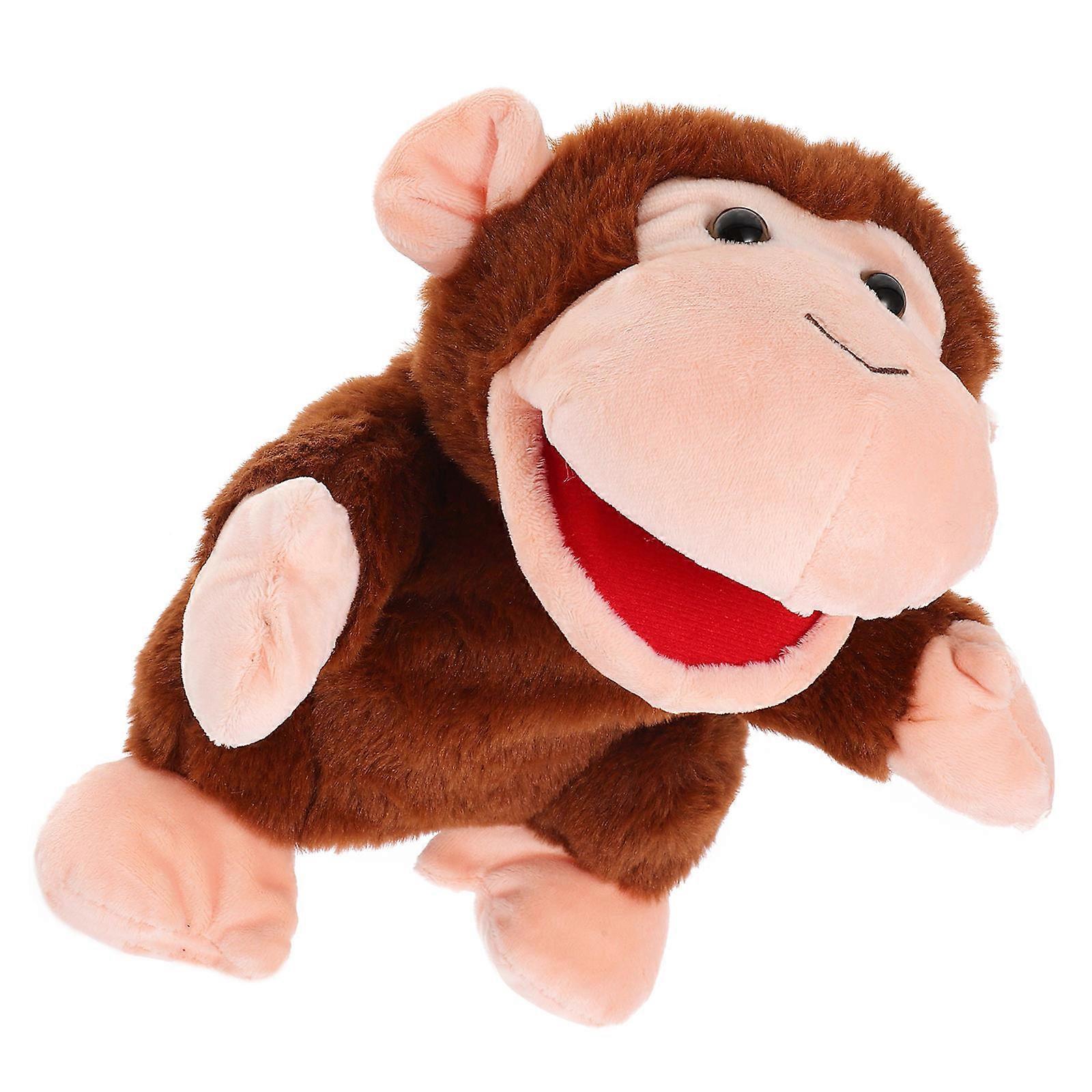 Interactive Plush Animal Hand Puppets Monkey Hand Puppet Toy 3Pcs