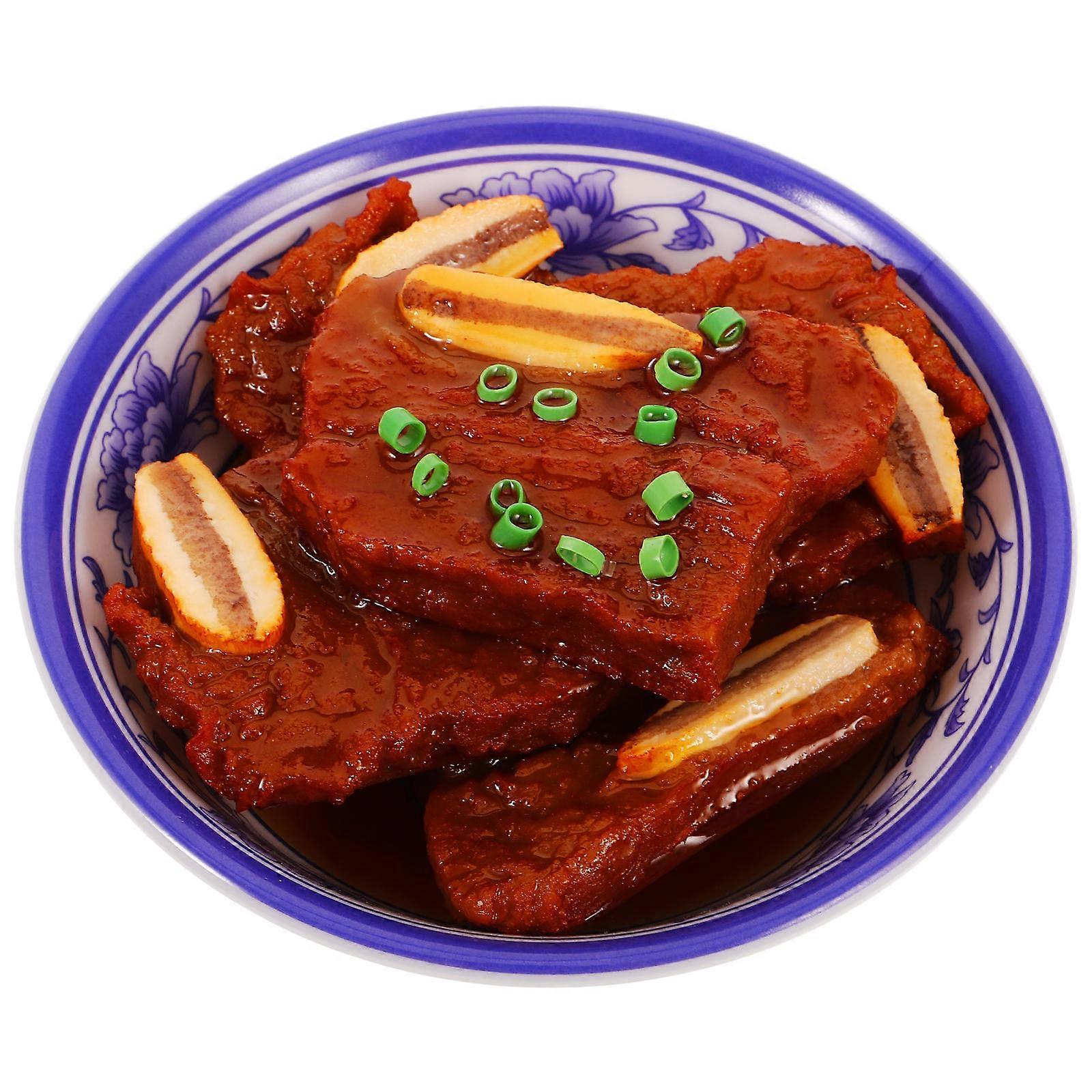 Food Model Brown PVC Artificial Prop for Playing