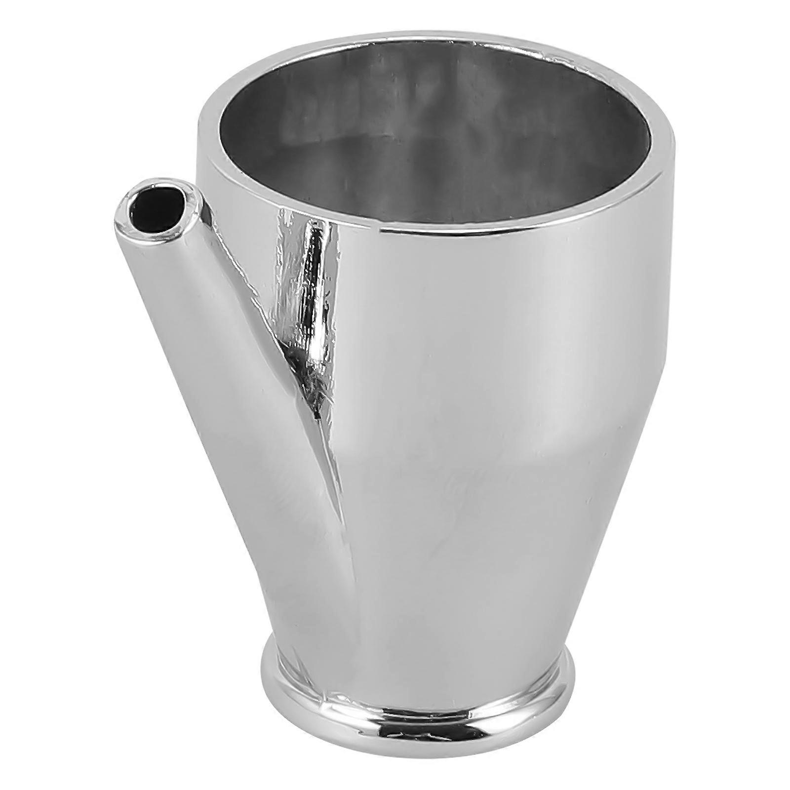 Airbrush Paint Cup Copper Container for Precise Application 5Pcs Silver