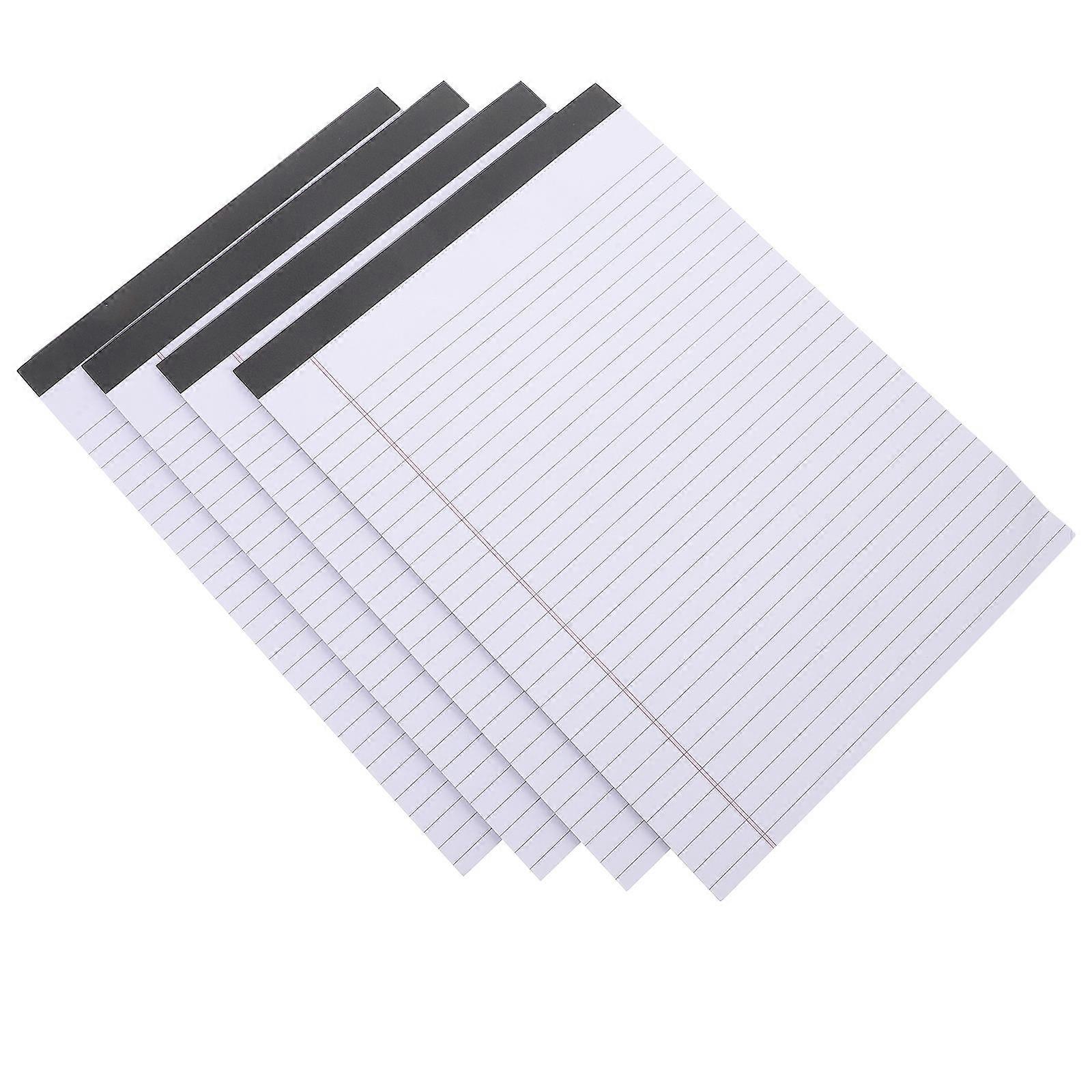Office Notepad Paper for Student Use 4Pcs White Tearable Writing Pad
