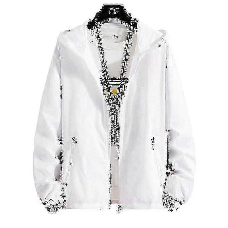 Sun Protective Waterproof Jacket for Men in 6XL 7XL 8XL