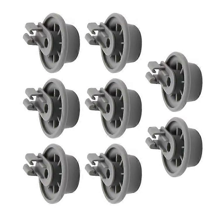 8 Pack Replacement Kit for Bosch Dishwasher Lower Rack Wheels for Smooth Glide and Easy Installation