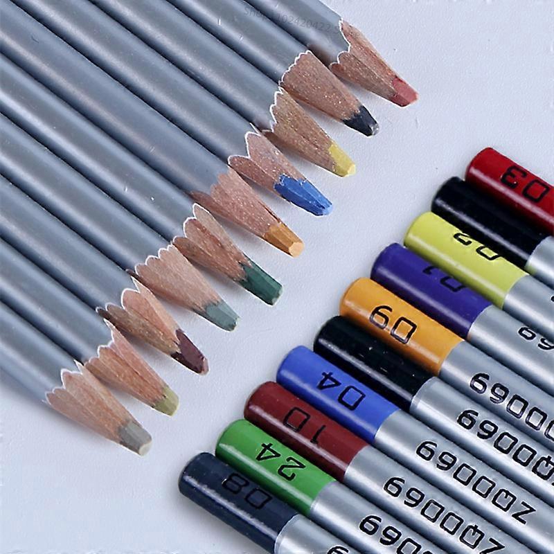 Pottery Underglaze Color Pencil 10 Colors Optional High Temperature Glaze Powder Pen DIY Ceramic Painting Coloring Tool | FR