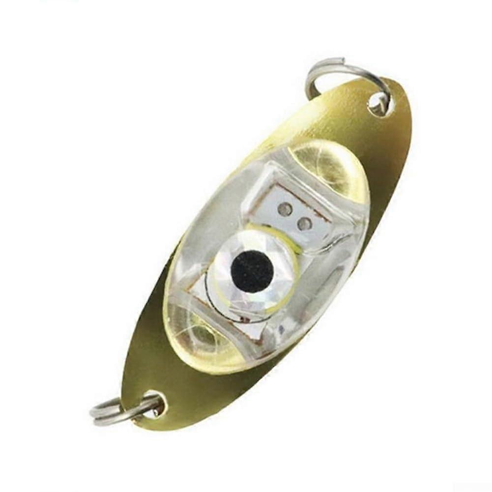 LED Fishing Lure Light Underwater Eye Shape Bait Lamp Waterproof Acrylic Shell BuiltIn Battery Color Glow Night Red