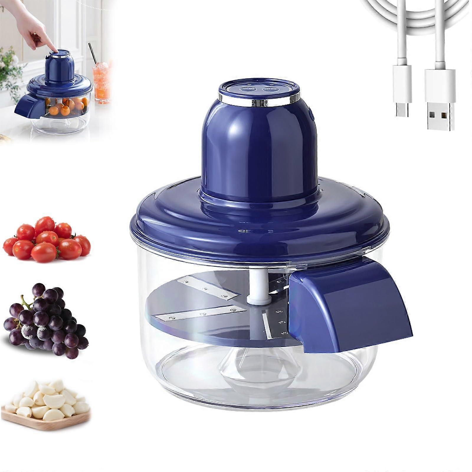 Electric Fruit Peeler with Automatic Garlic Skin Remover, Rechargeable Cordless Fast Precision Tool for Grapes, Tomato, Cherry