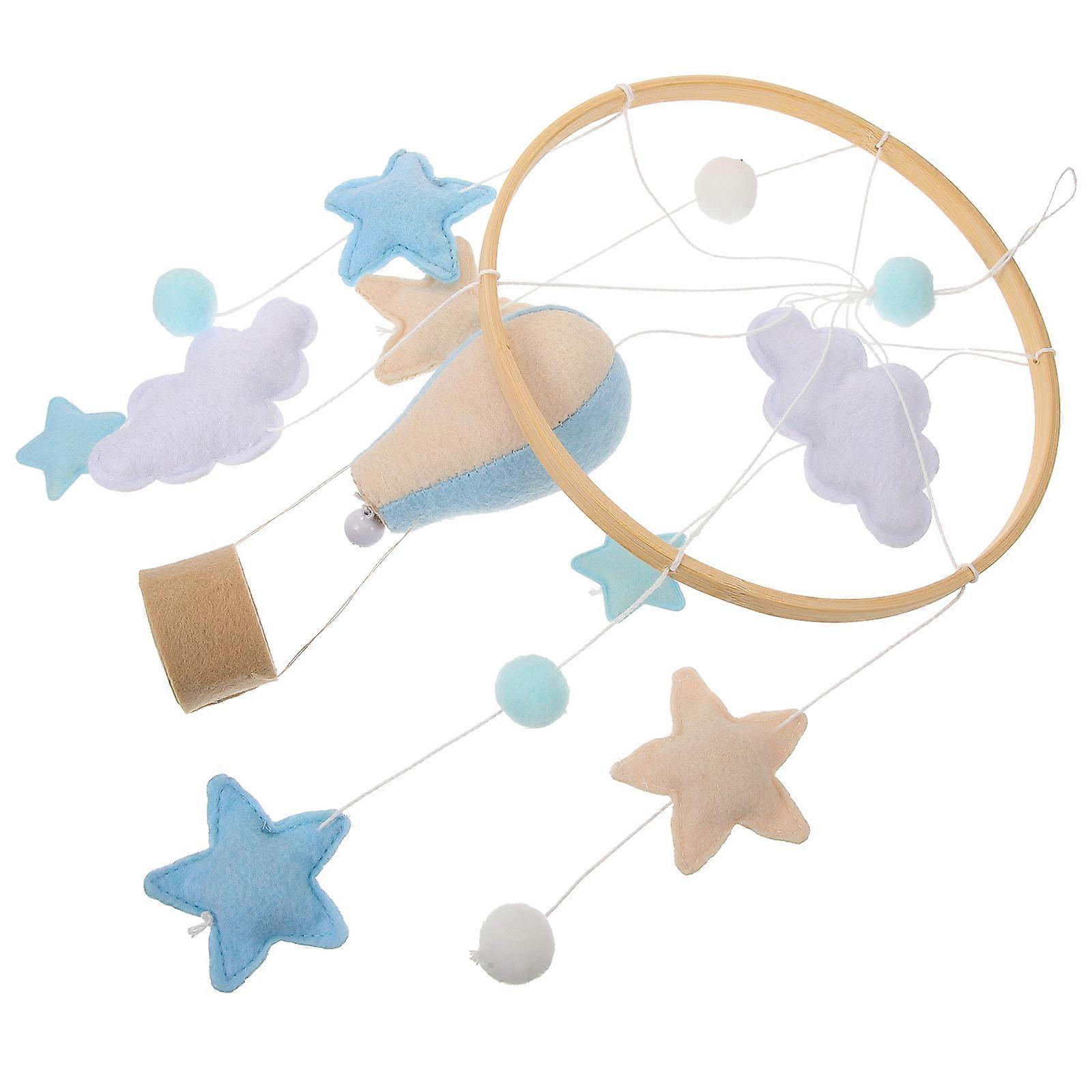 Felt Ball Mobile Pendant for Nursery Decor 3Pcs