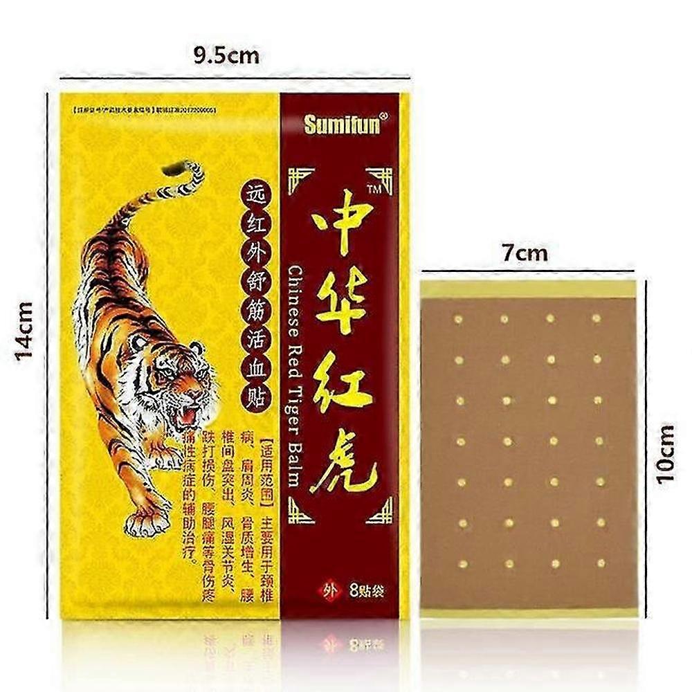 Red Tiger Herbal Relief Patch for Muscle and Joint Soreness