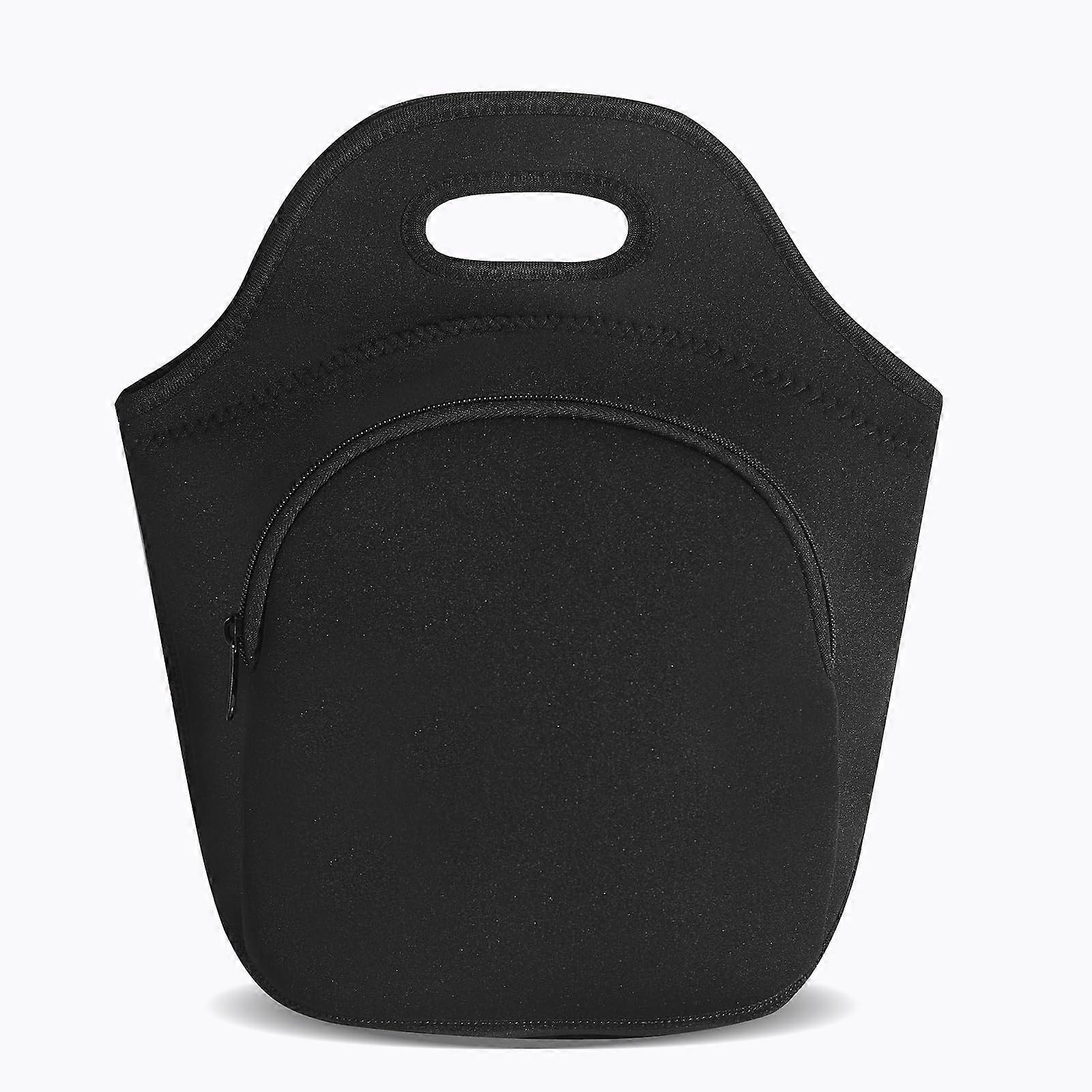 Insulated Lunch Bag with Spacious Neoprene Tote, Zipper Pockets, Machine Washable for Adults