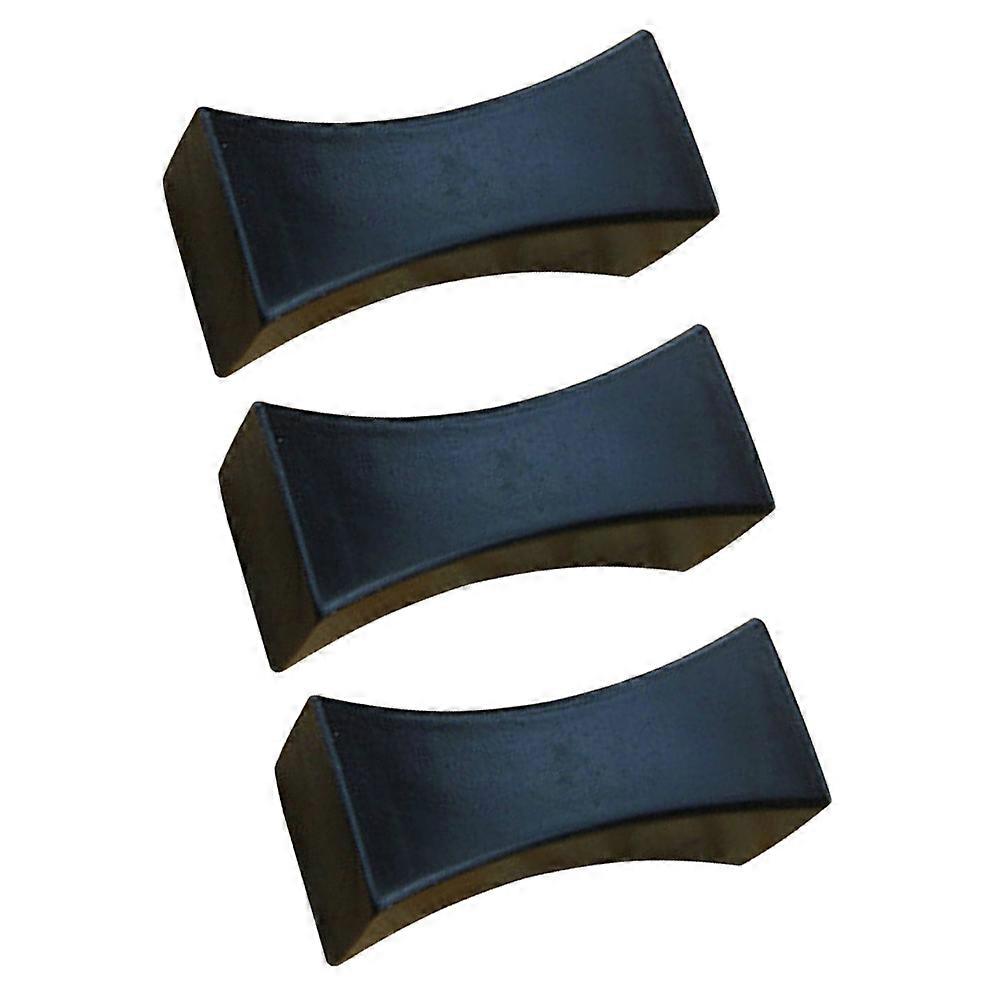 Tableware Use Pillow Shape Chopsticks Holder Set 3Pcs Black