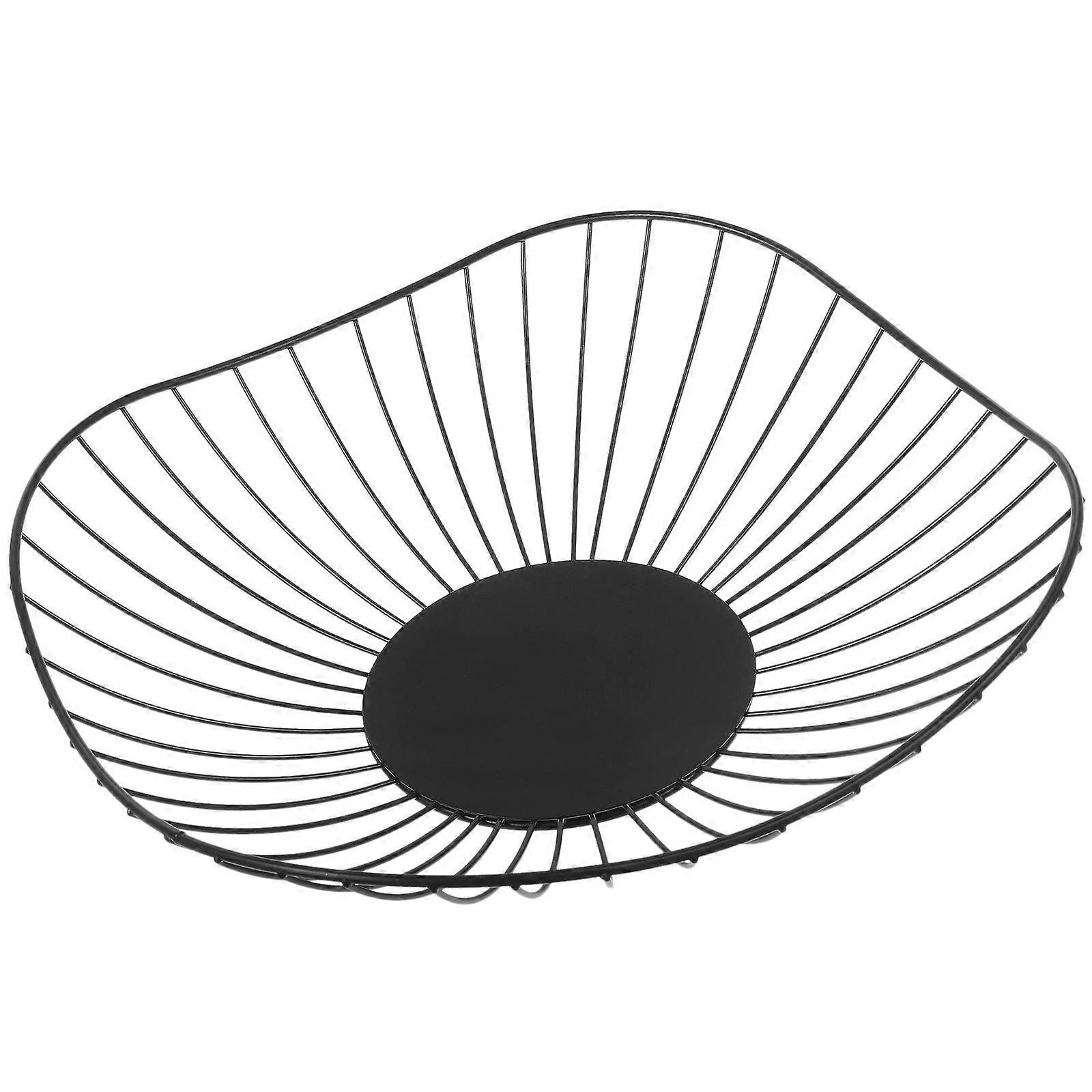 Fruit Container Refreshment Plate for Organizing Black