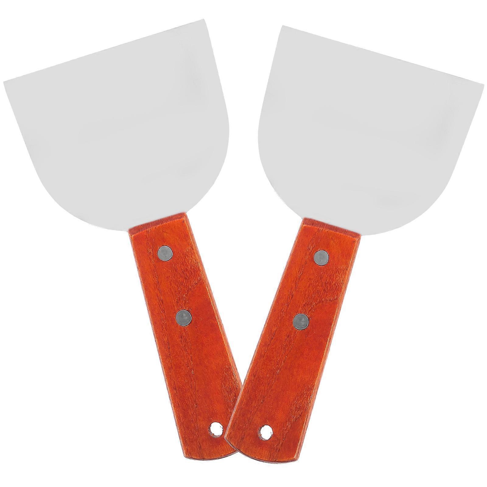 Stainless Steel for Bbq Steak 2Pcs Wood Handle Multi-Purpose