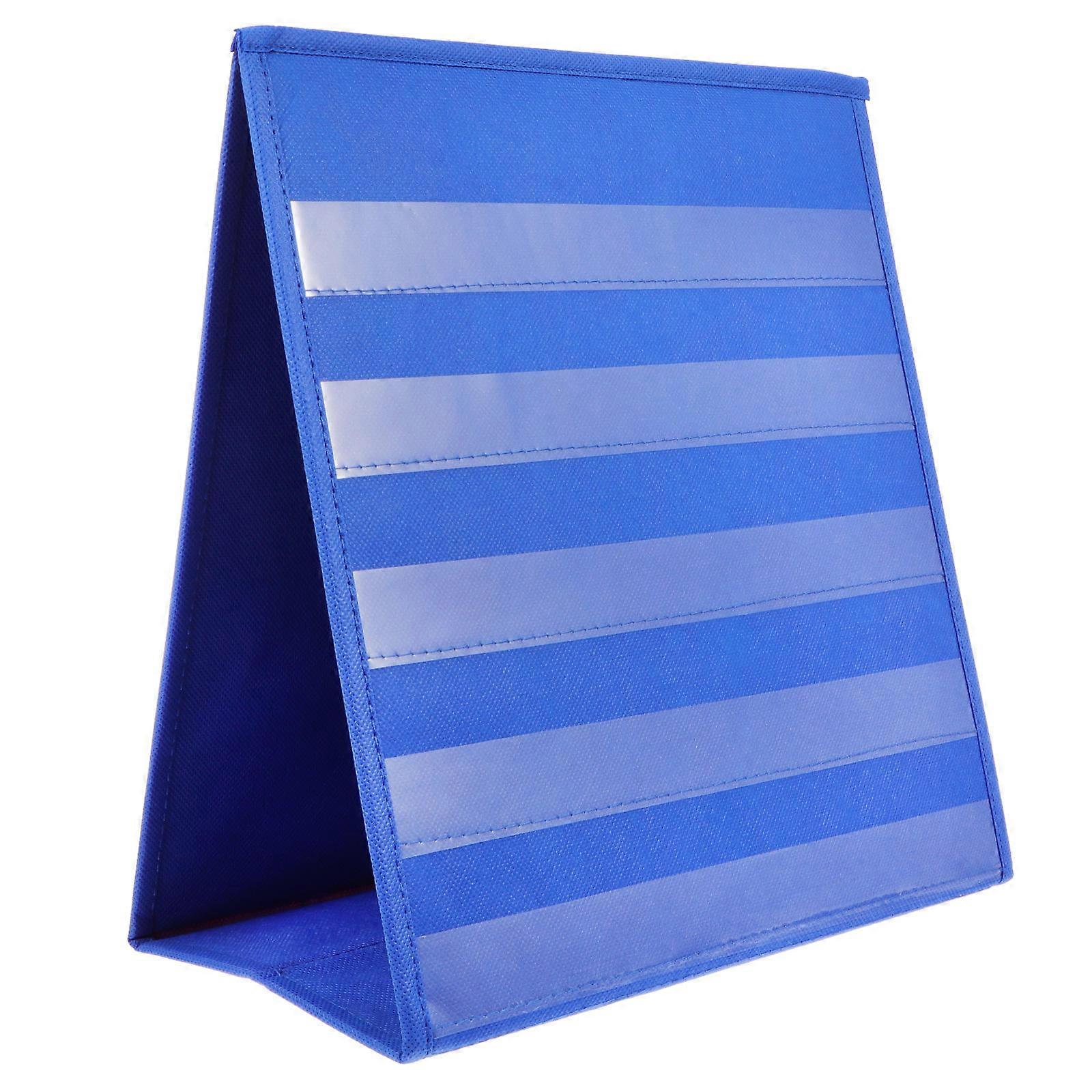 Red Desktop Display Slot Teaching Aid for Storage 2Pcs Foldable Display Tool