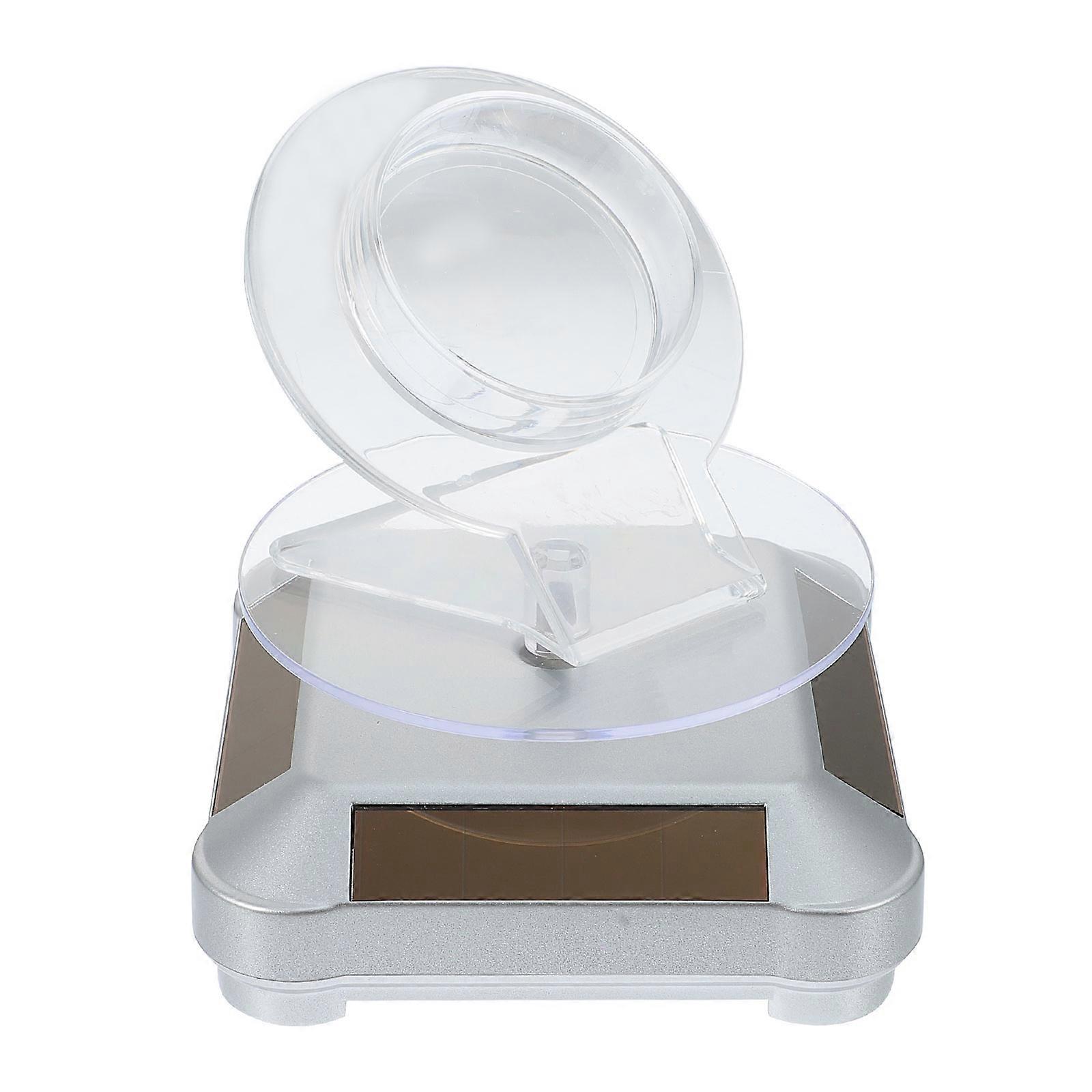 Solar Powered Rotating Display Stand for Bracelet 2Sets Organizer