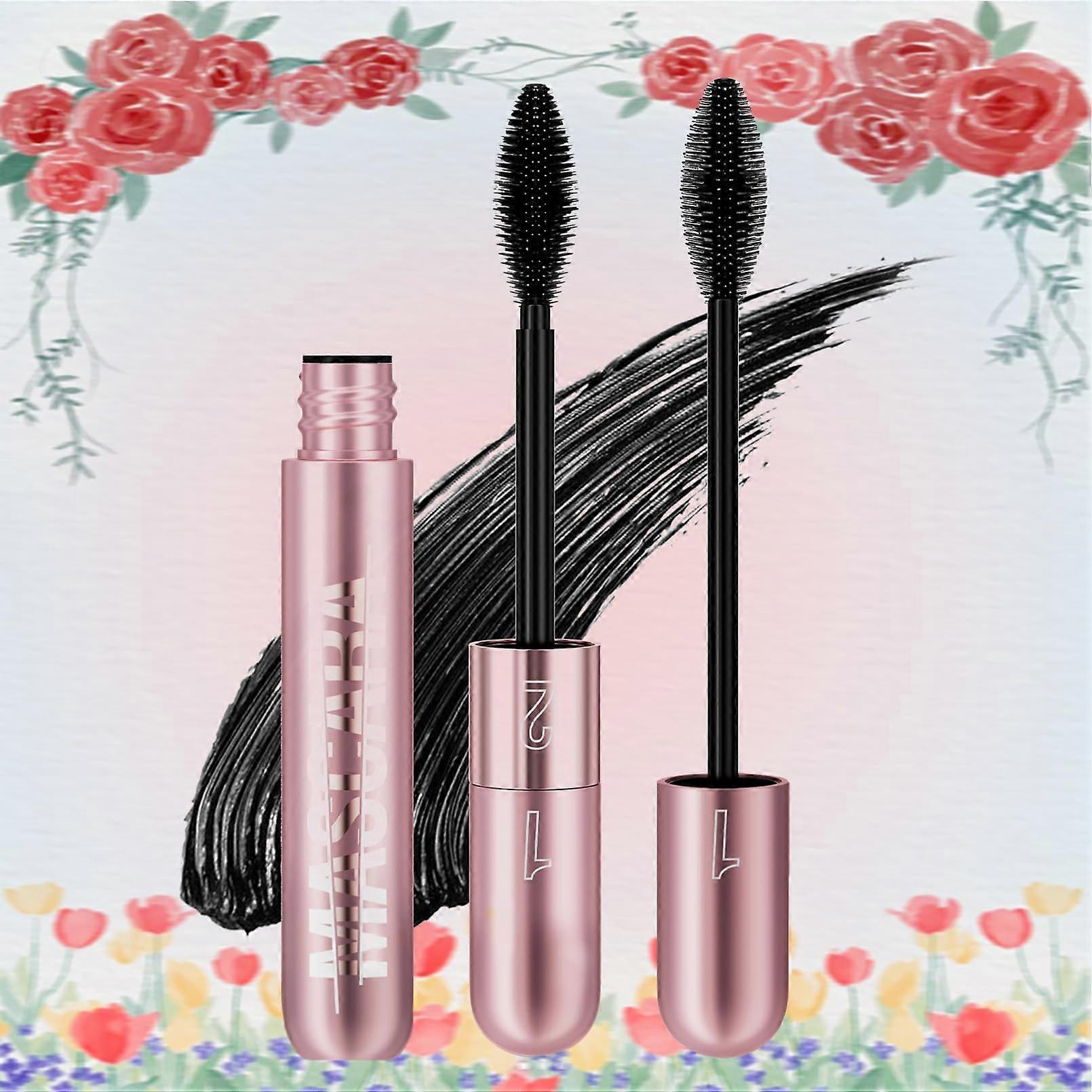 Waterproof Volumizing Mascara Coal Black for Long Lasting Volume and Length