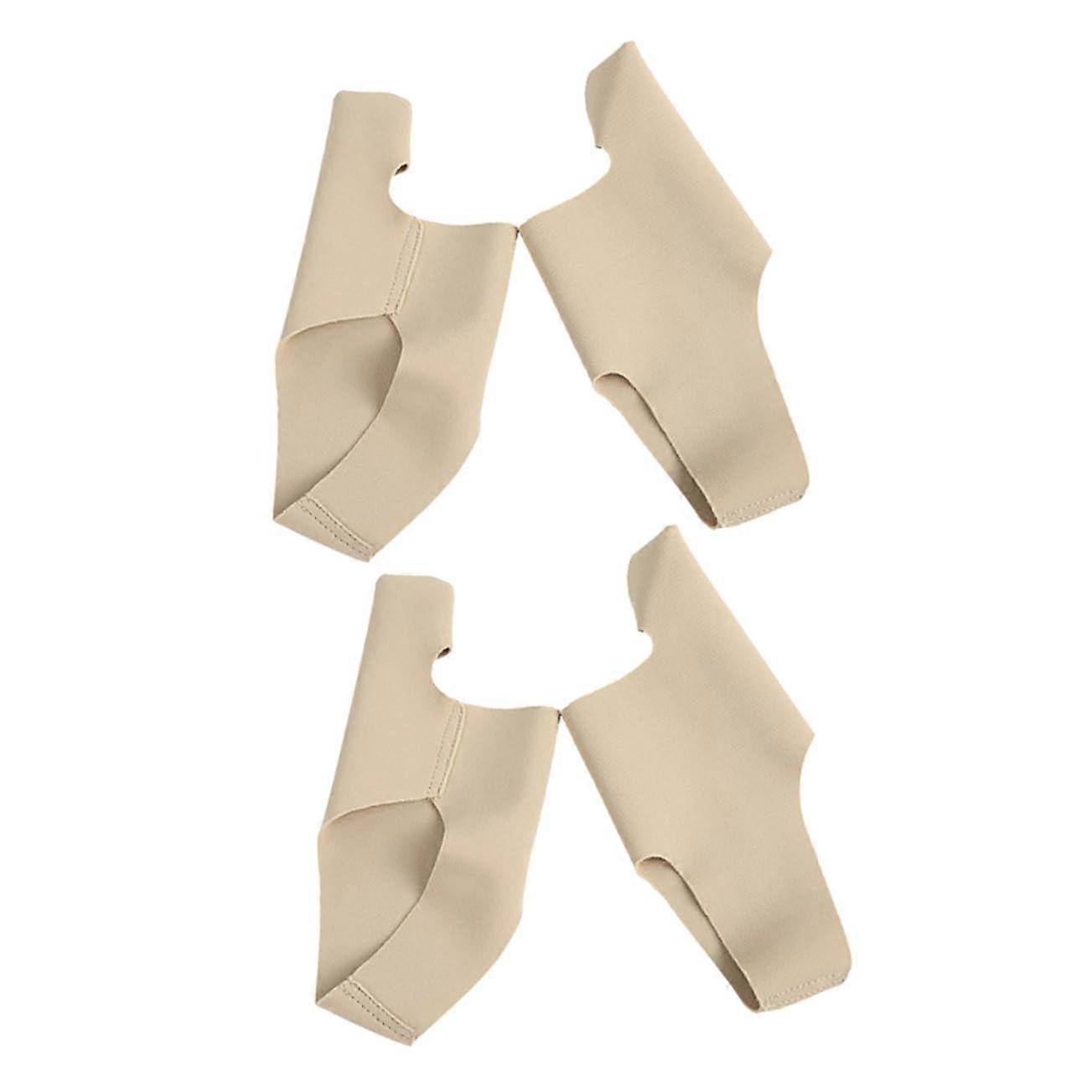 Bunion Corrector Sleeve with Soft Elastic Toe Separator for Pressure Relief and Toe Alignment Support