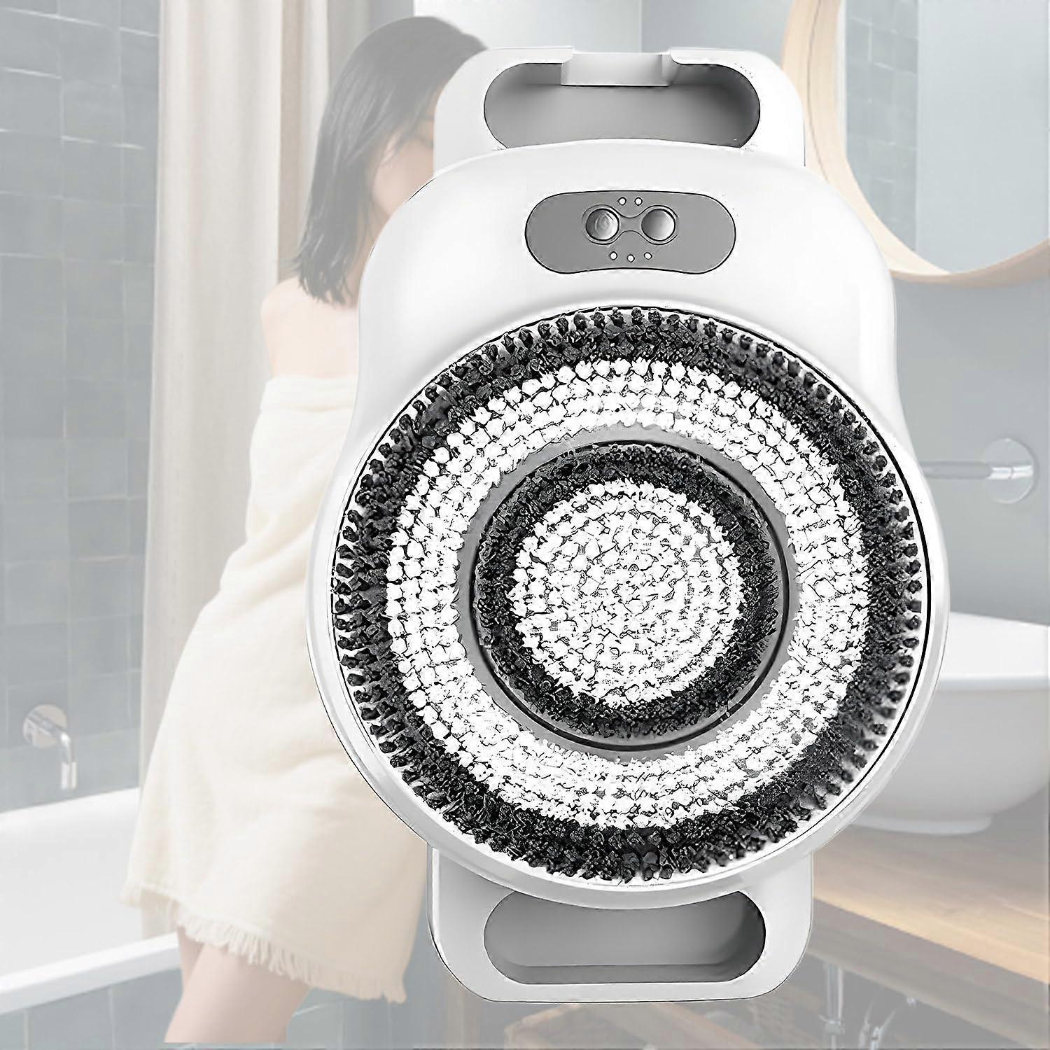 Electric Back Scrubber with 360° Rotation, Wall Mounted Shower Brush, Hands  Deep Cleansing