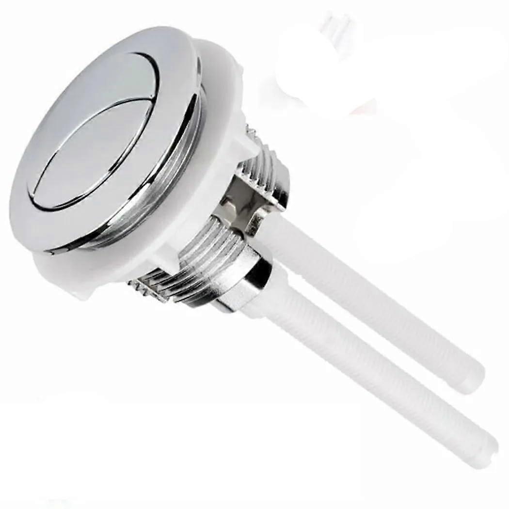 38mm Toilet Flush Button Replacement White Small Tank Push Button LeakProof Durable