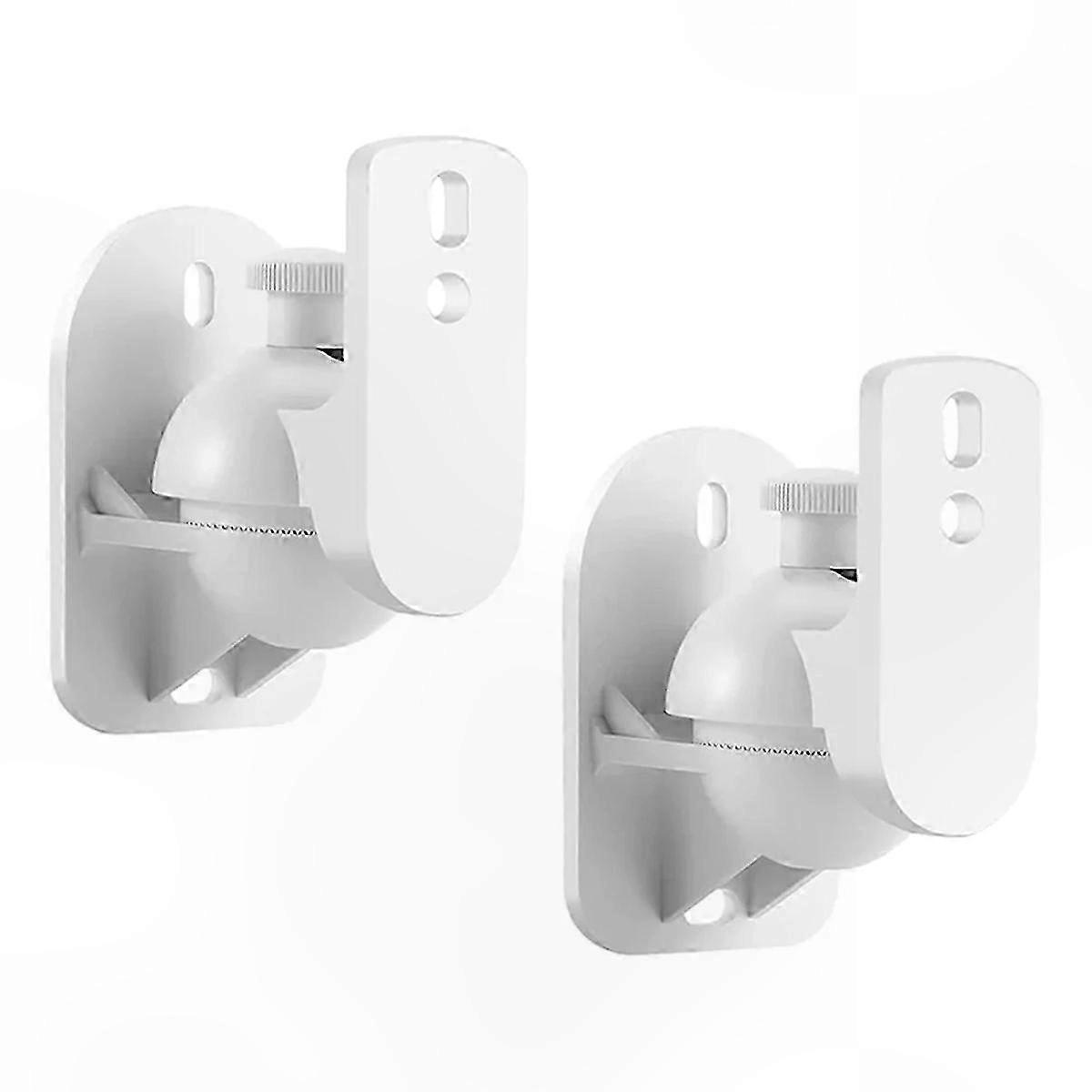 2-Pack Adjustable Speaker Mount with Swivel and Tilt for Wall or Ceiling Installation
