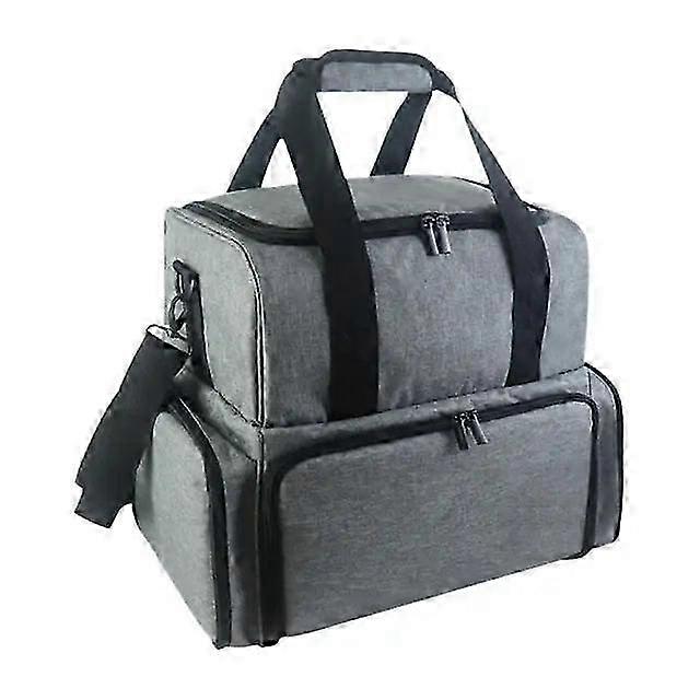 Large Nail Polish Organizer Case with Adjustable Compartments and Large Capacity Storage Bag