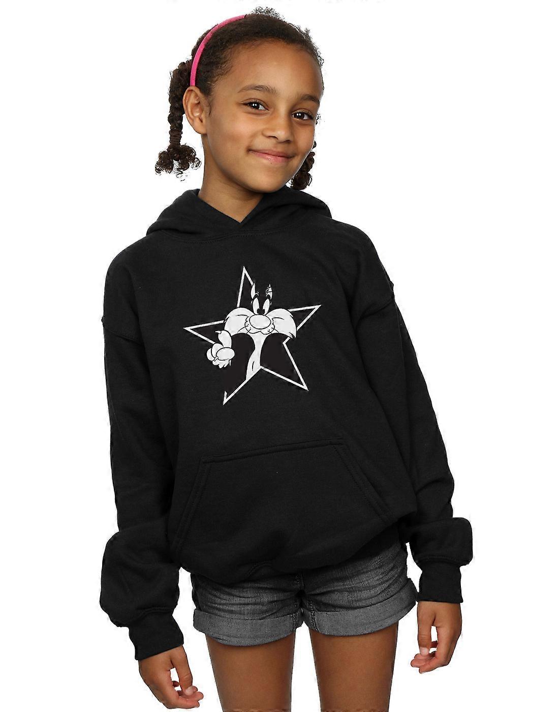 Looney Tunes chicas Sylvester Mono con capucha estrella