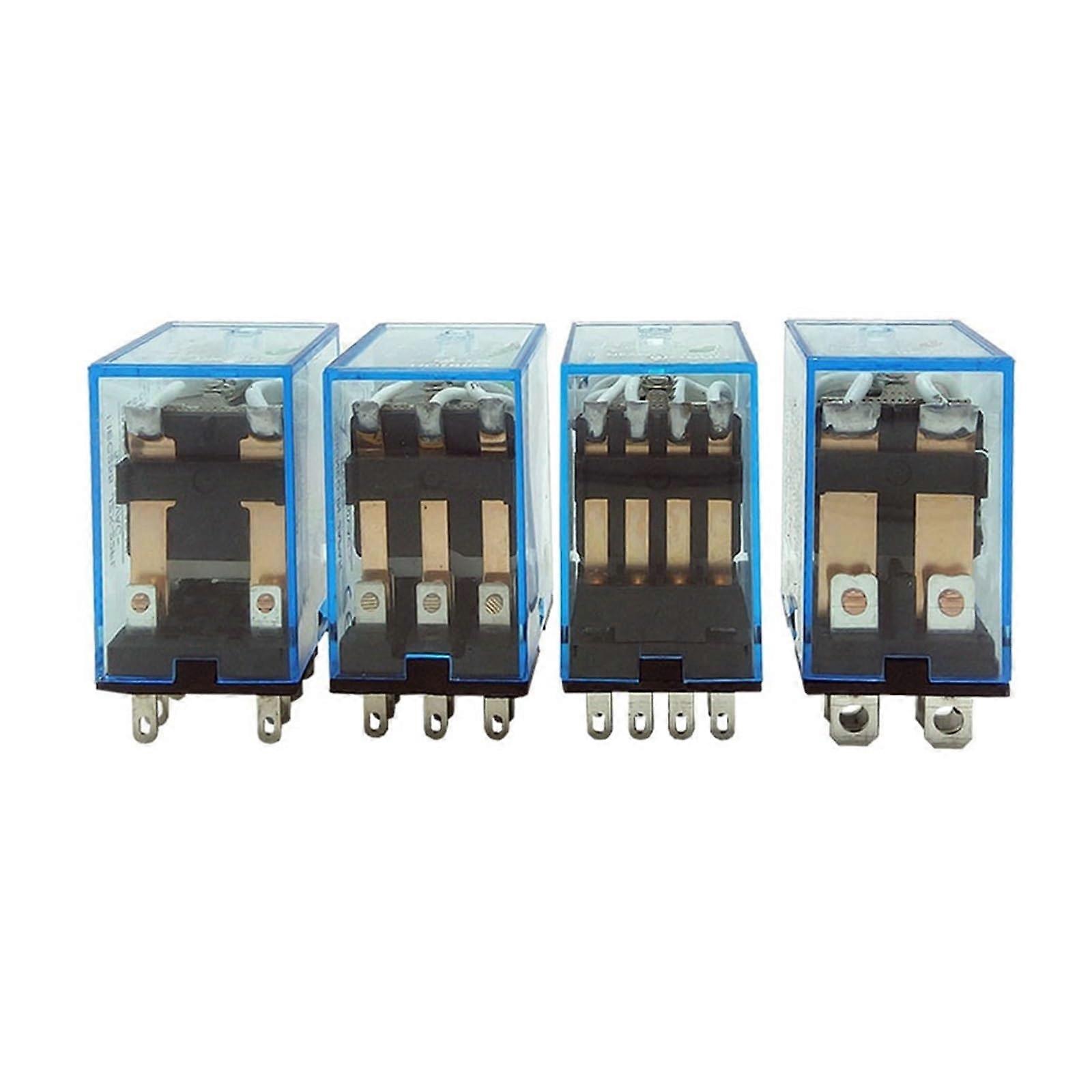 Relay 12V DC Coil with Indicator Light MY3NJ 3Pole Silver Contacts for Control Circuits