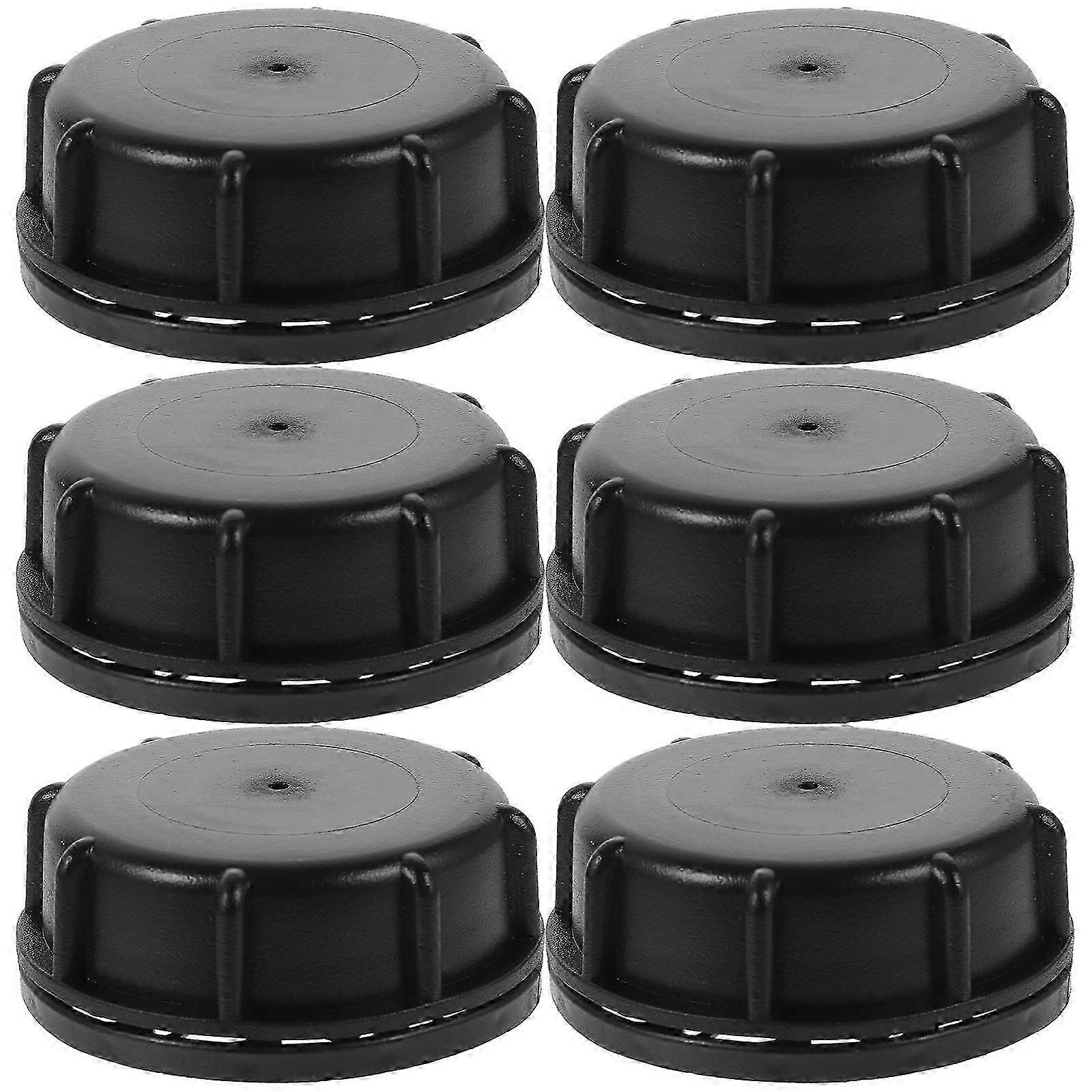 6pcs Can Caps Coarse Thread Replacement Lids for Gasoline Cans