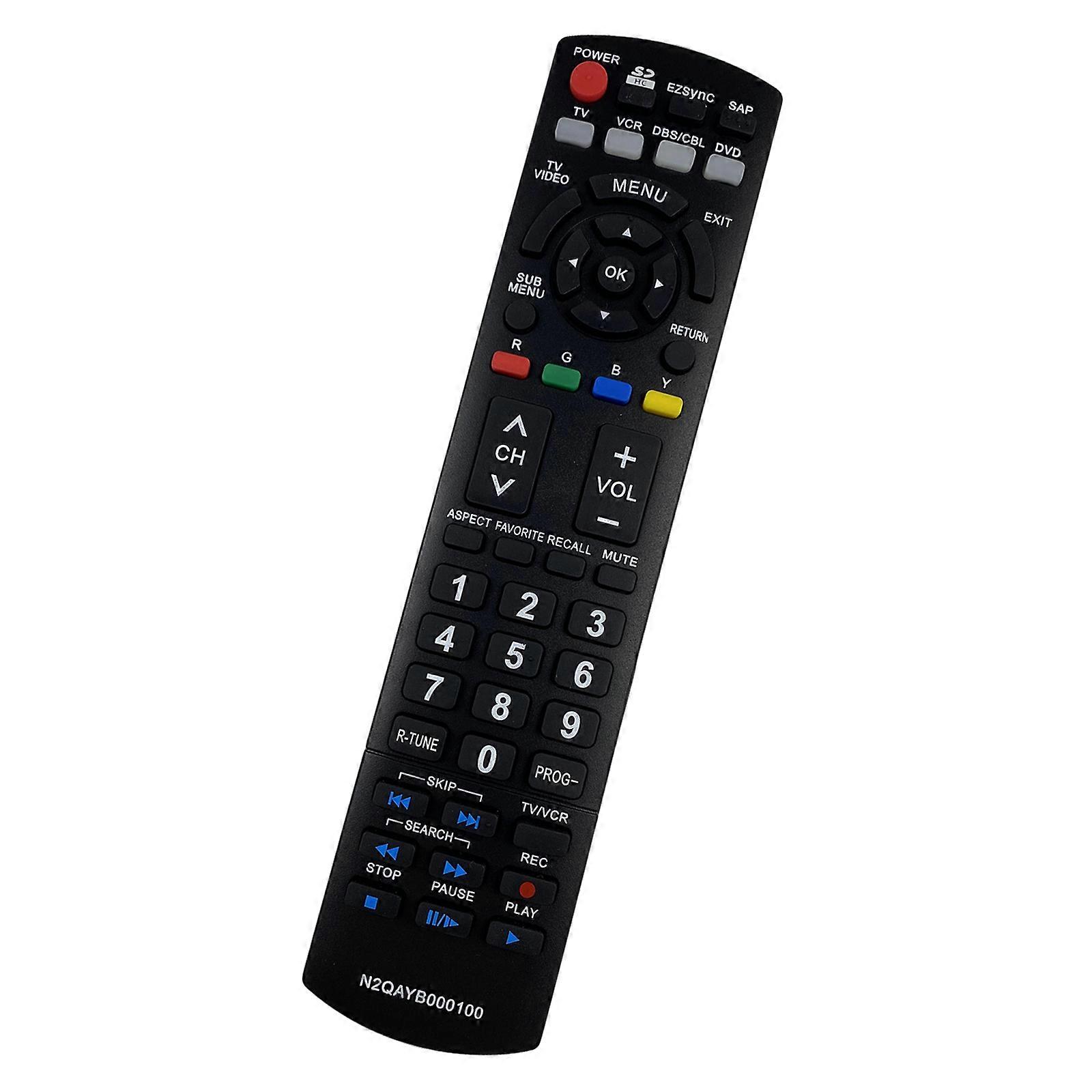 Replacement Remote Control Easy Functionality for N2QAYB000100 TVs and Multiple Device Compatible Multicolor