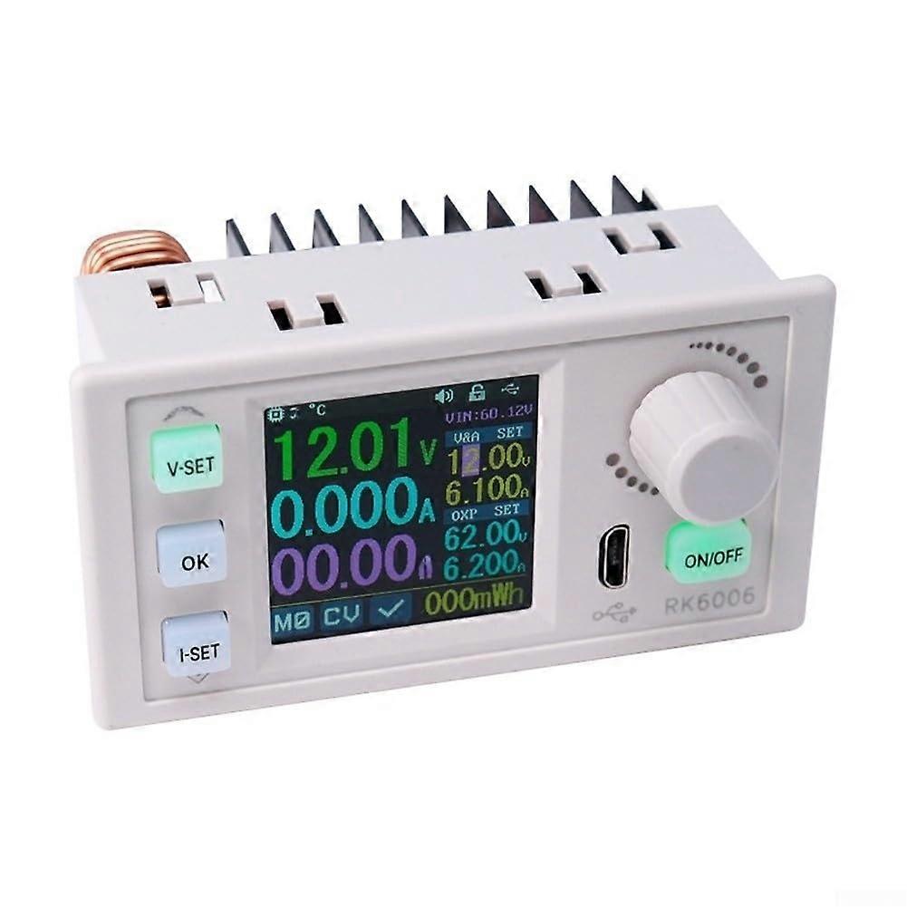 Adjustable DC Power Supply 60V 6A with Color LCD, Variable Voltage Output, USB and Wireless Connectivity