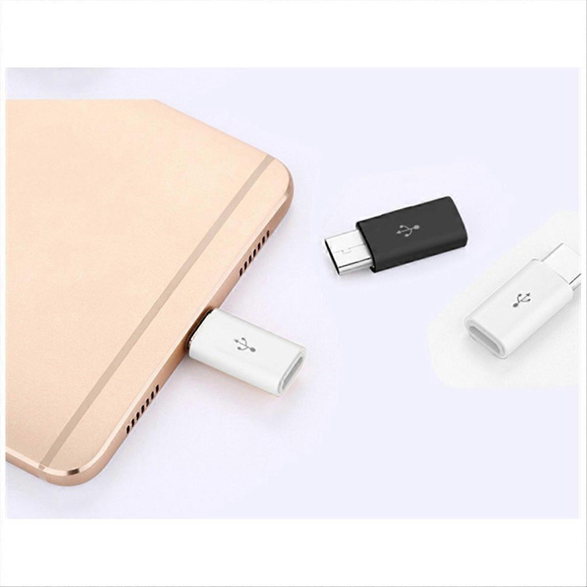 Type-C konverteradapter Android Mini til Type-C OTG konverter, sort