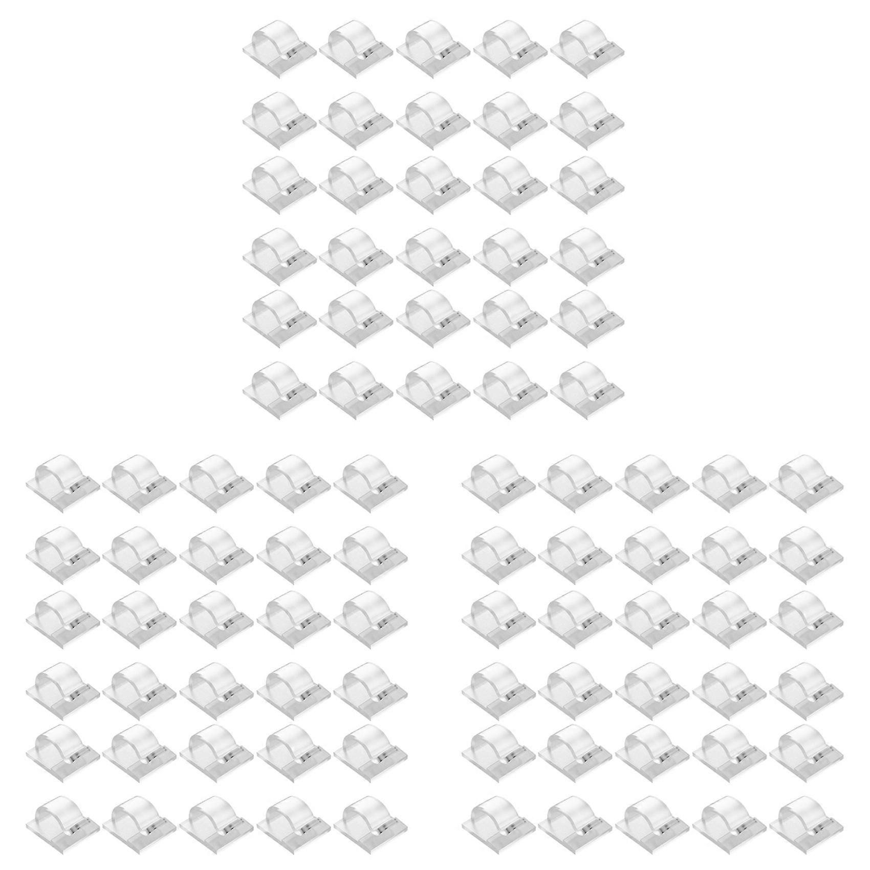 Hooks for Outdoor String Lights Clips 90 Pack Clips Clear Light Hook with 90 Waterproof Adhesive Backing