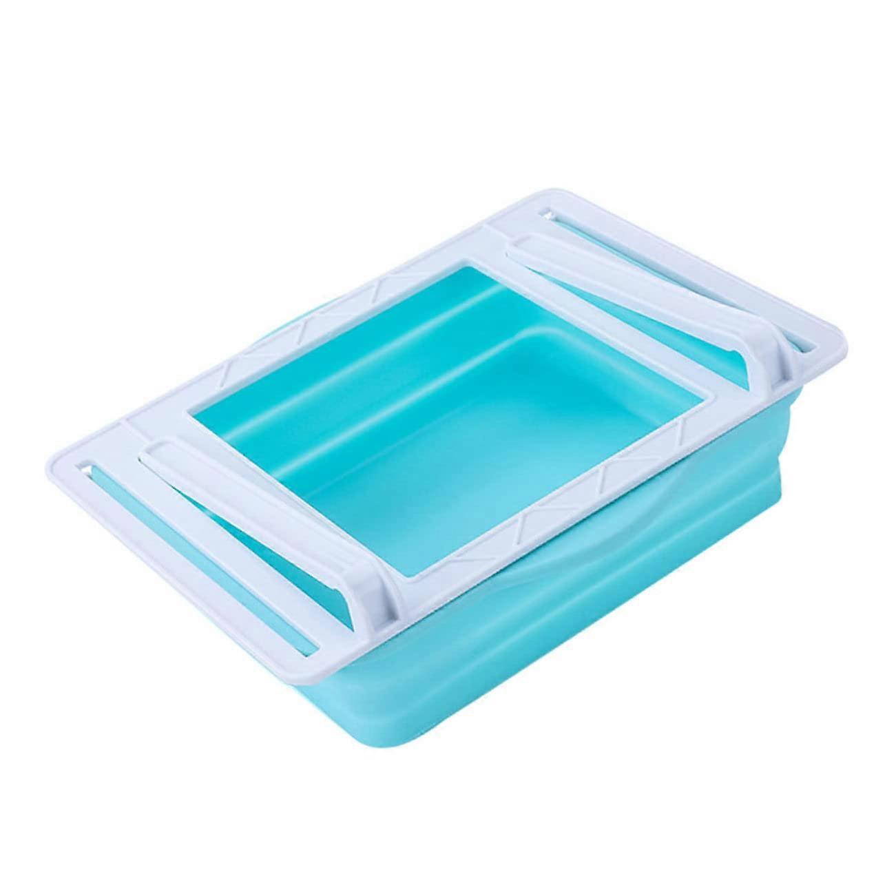 Foldable Refrigerator Storage Organizer for Vegetables and Fruits, SpaceSaving Kitchen Box