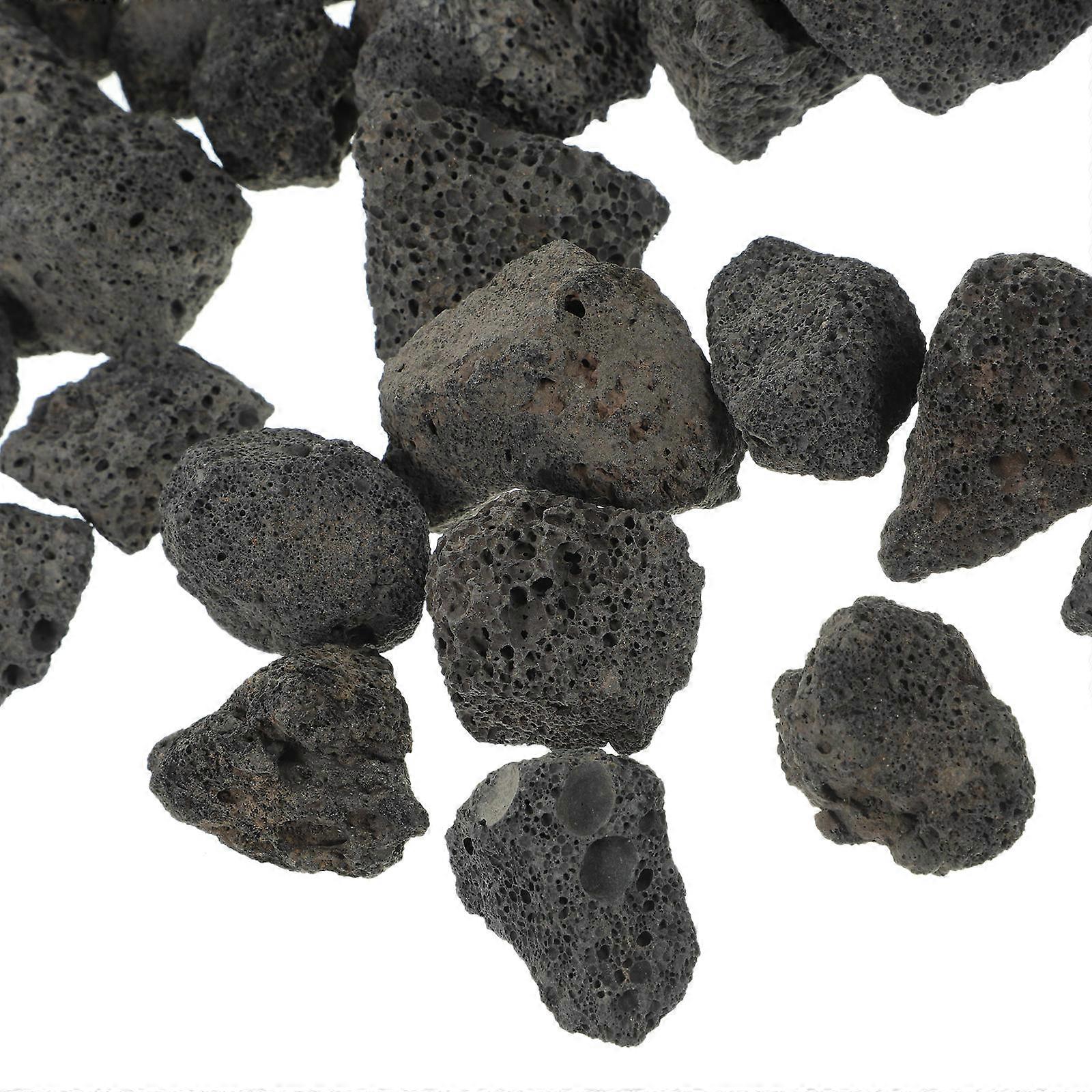 Black Volcanic Stone Expansion Incense Stone for Decor 1Pack Aromatherapy