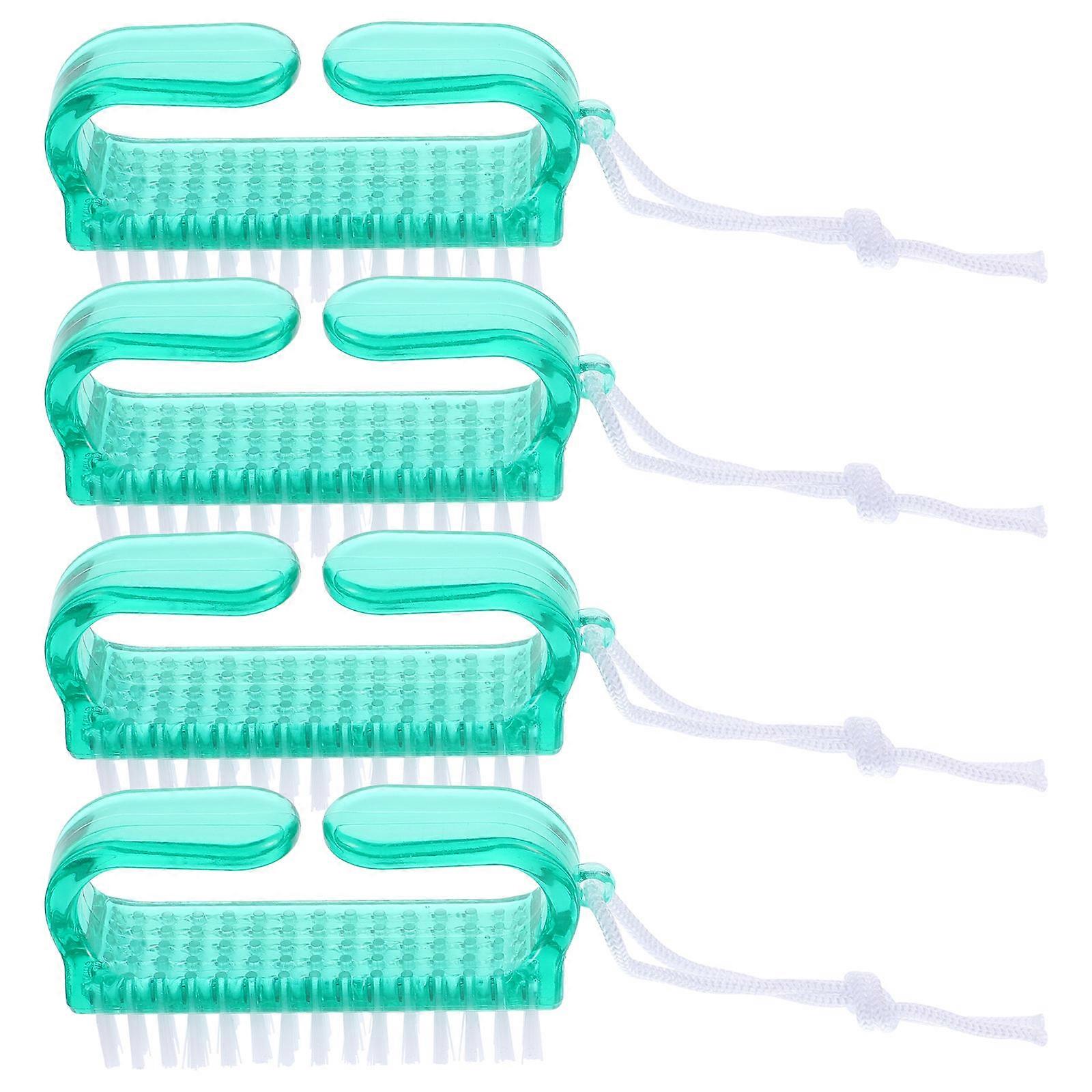 Nagelbürsten-Set, 4-teilig, Grün