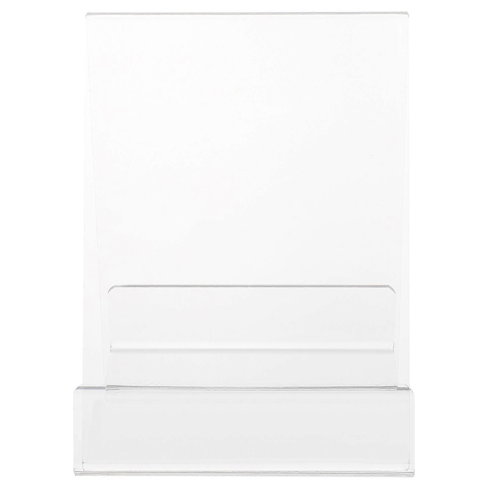 Acrylic Book Rack for Home Use with Practical Double-Sided Function 1Pcs