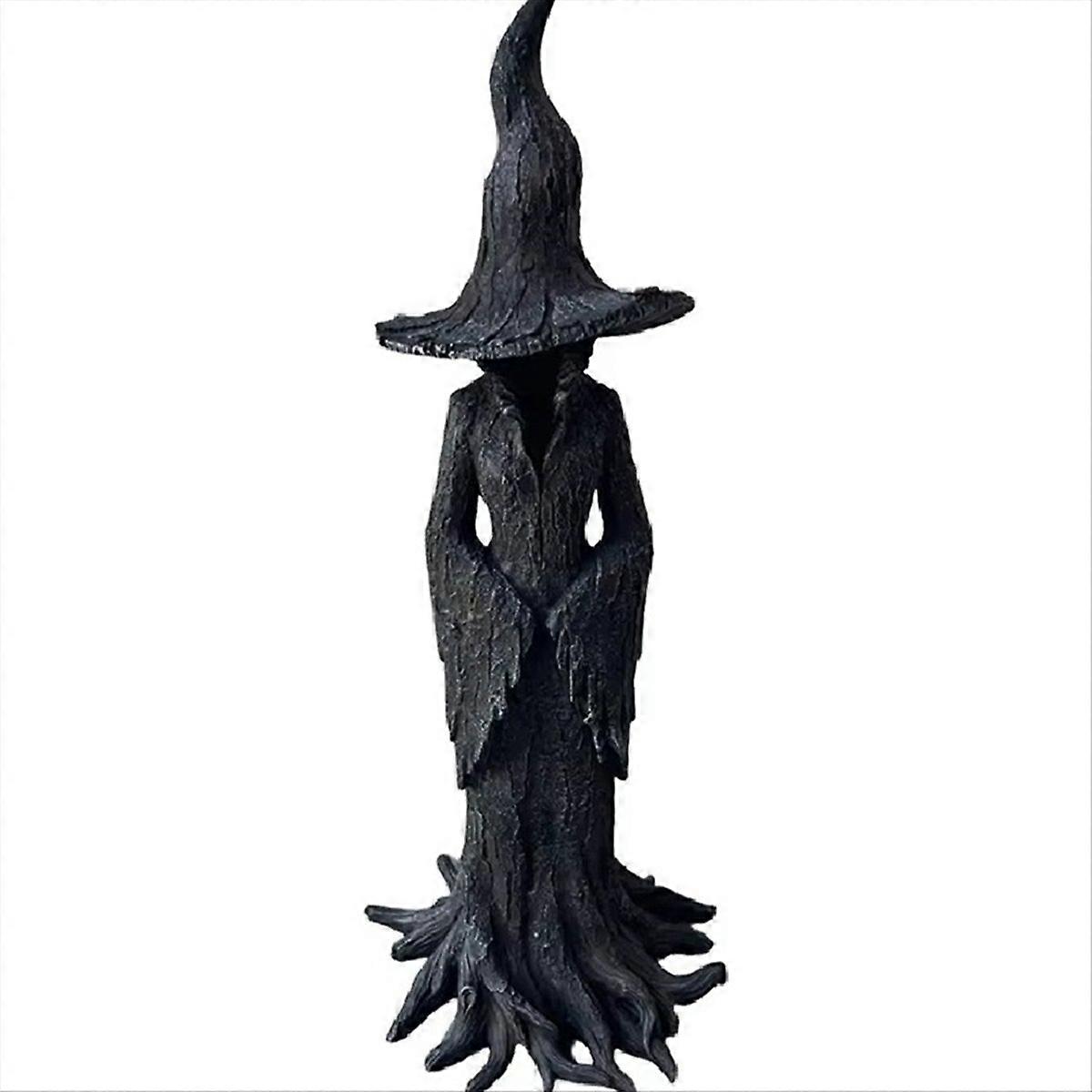  Witch Statue Gothic Halloween Resin Figurine Retro