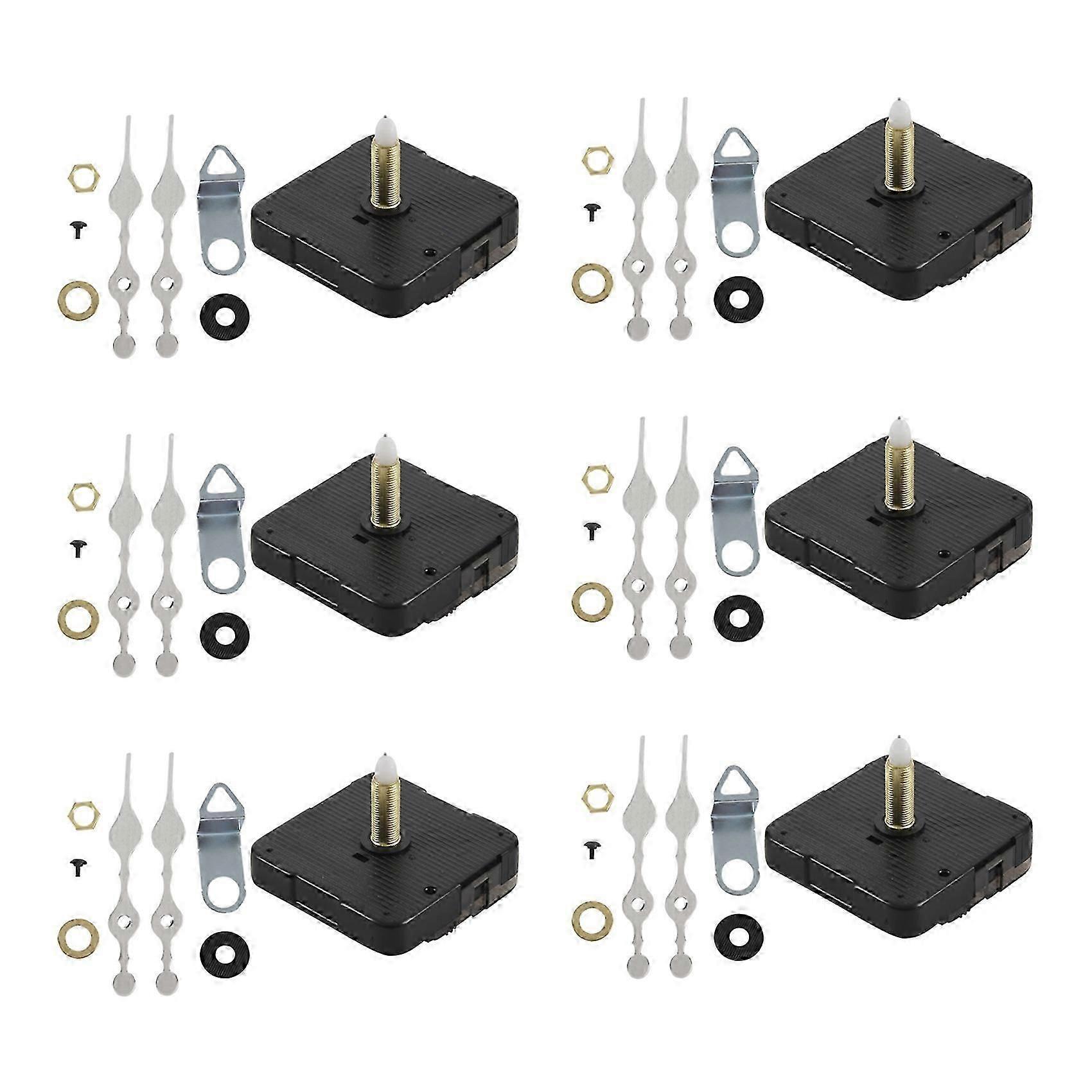 Long Spindle Clock Mechanism Movement, Max Dial Thickness 3/5 Inch