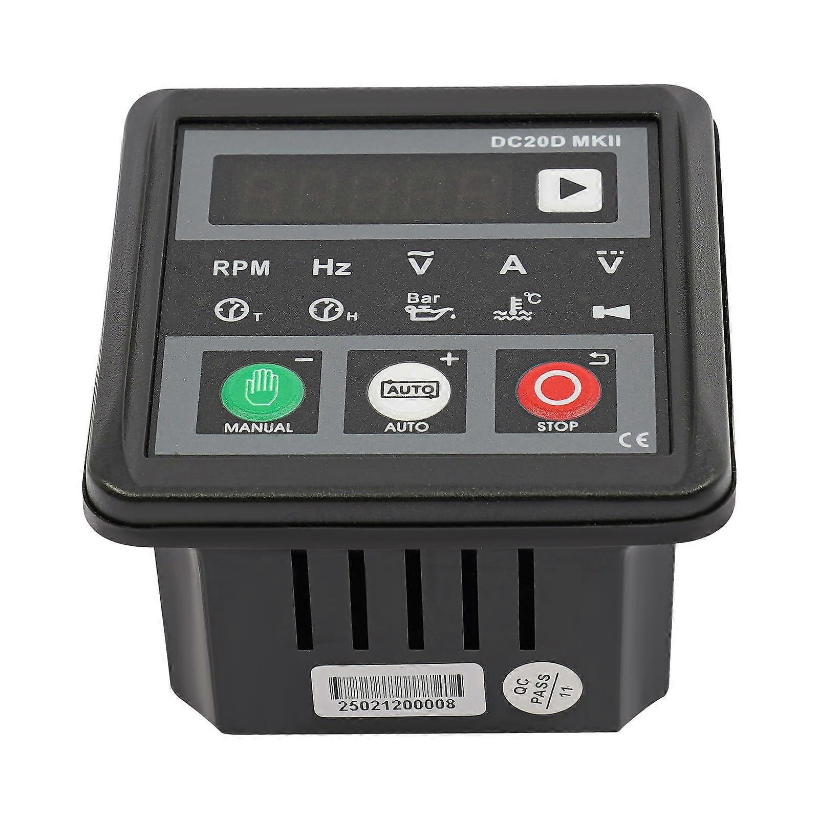 Generator Controller DC20D MKII Electronic Control Module with LED Status Display and Auto Start