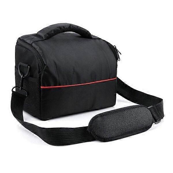 Camera Bag for Digital Camera, Black Nylon Protective Case with Adjustable Strap, Soft Lining