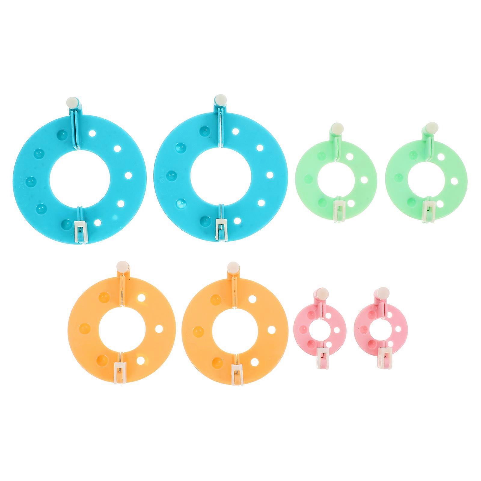 Plastic Fluff Ball Maker Pompom Maker for Making Balls 1Set Assorted