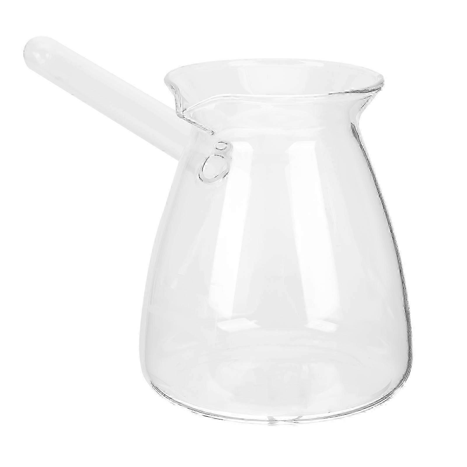 Coffee Pot Round Cup High Borosilicate 1Set