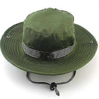 SHYV-Unisex Camo Sun Bucket Cargo Safari Bush Boonie Caps Fishing Hats