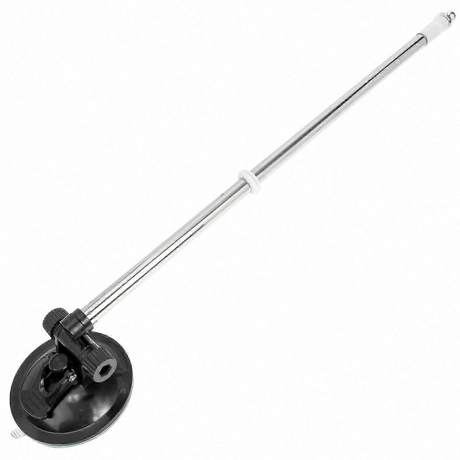 Telescopic Flagpole with Suction Cup Mount for Vehicles Red