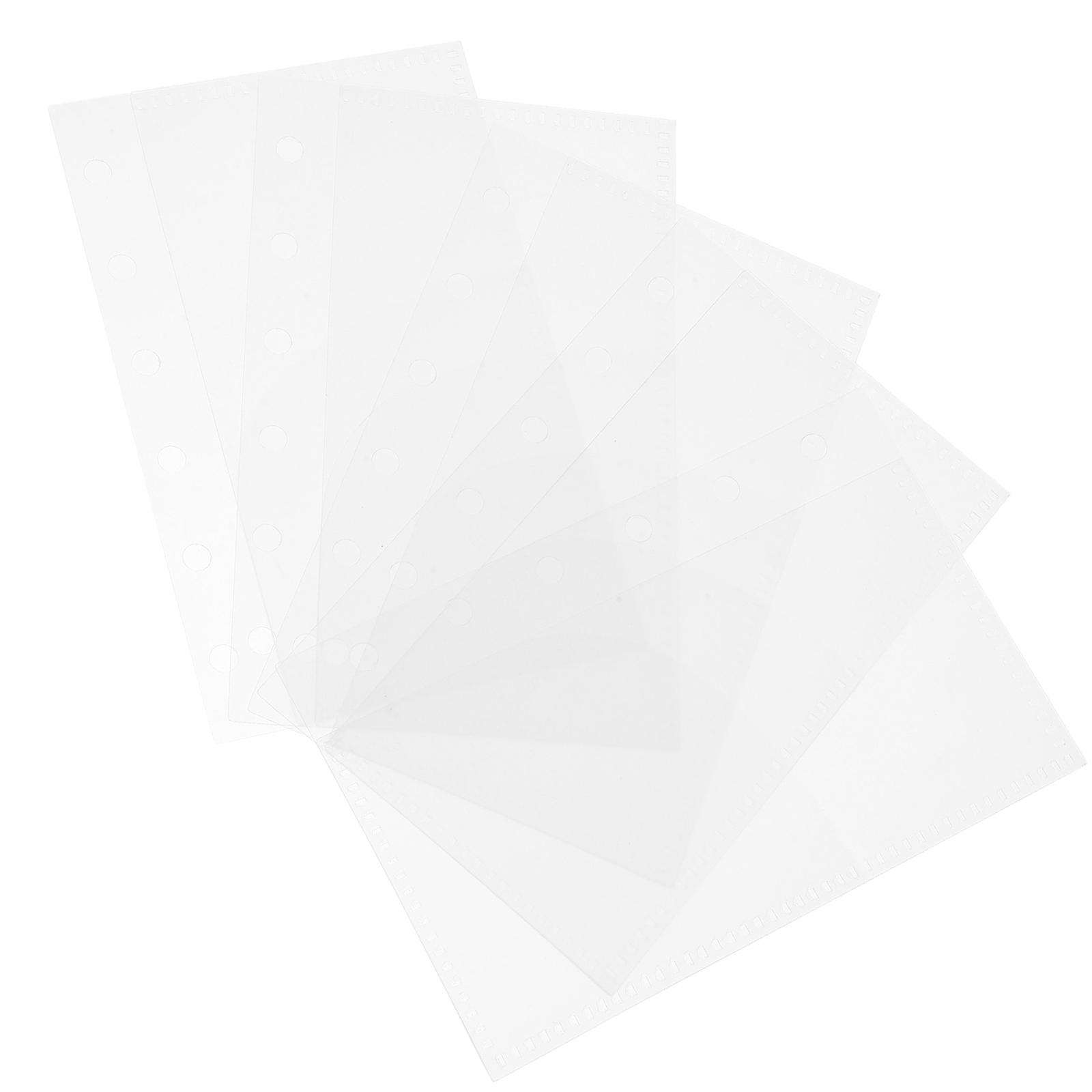 Budget Binder Pockets Multi-Use Inserts for Storage 5Pcs White Material