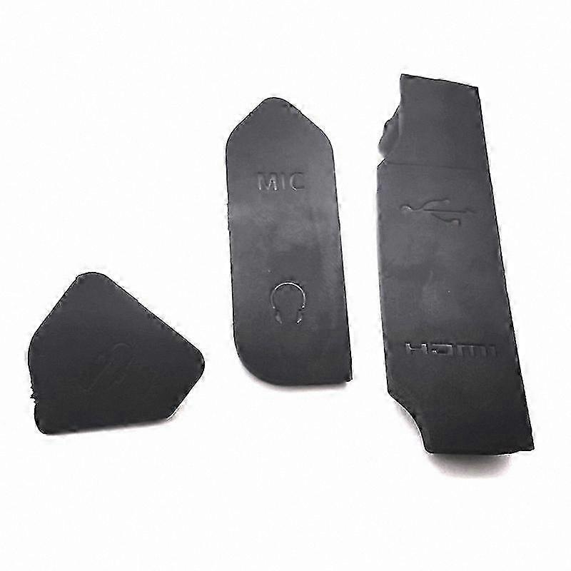 HDMI-Compatible MIC Cap with USB Rubber Lid for EOS R Camera Door Cover Interface Protector