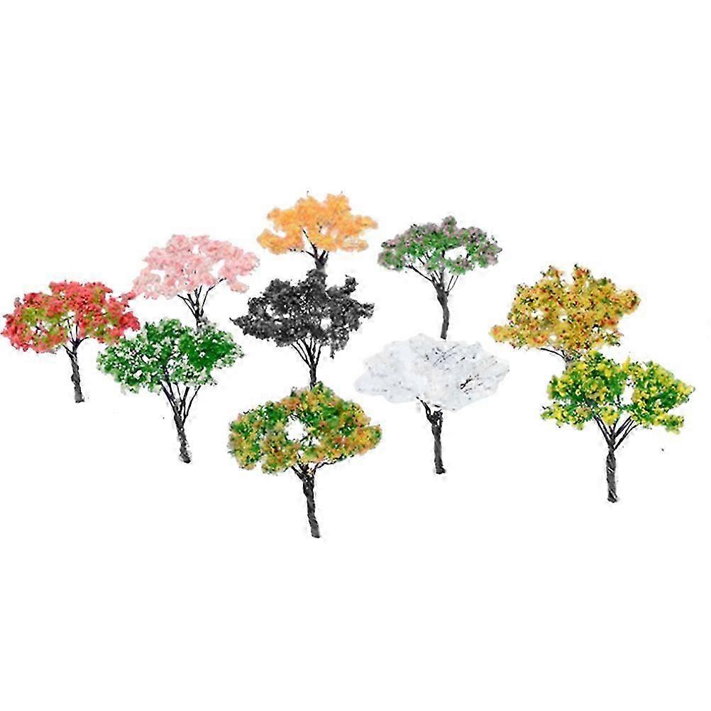Scenery Model Tree Landscape Model Tree for Decorative Use 30Pcs
