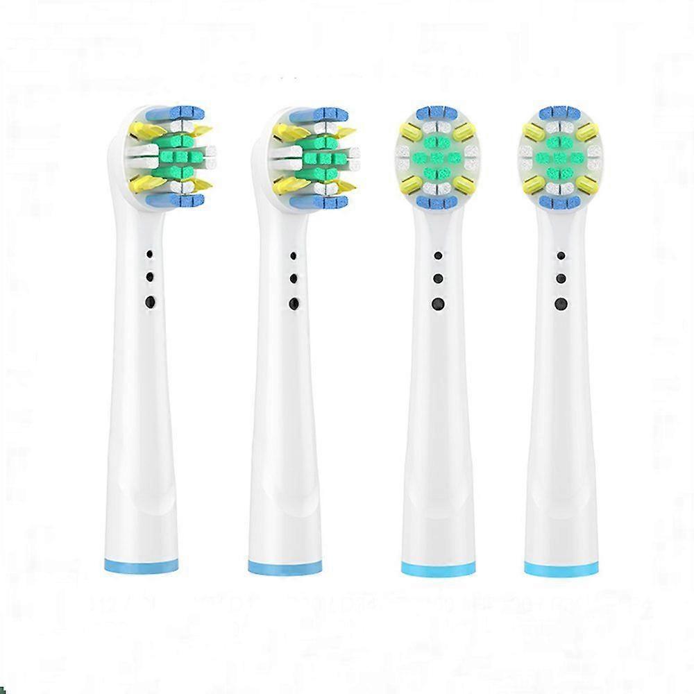 4 Pack Replacement Brush Heads for Oral B Electric Toothbrush - Precision Clean, Compatible with Multiple Models