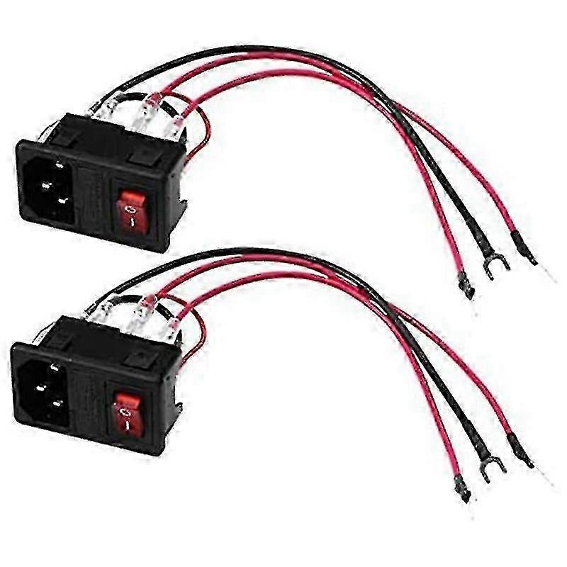 220v/110v 10a Short Circuit Protection Socket Inlet Module Plug