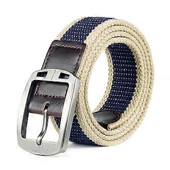 Men's and women's belt needle buckle canvas casual cargo Korean version of the tide male student youth outdoor